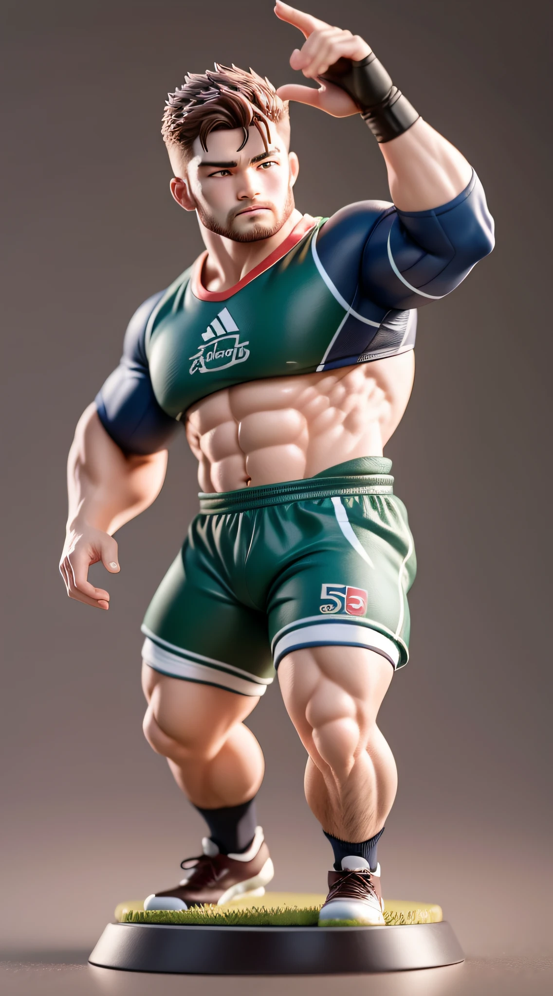 Rugby player figures,The rugby fanatic figure uses advanced craftsmanship,Every detail has been meticulously carved,Showing the power of rugby players、Speed and skill,Athletes are preparing to catch a football in the air,Each rugby fanatic figure comes with a special base,The name of the athlete is engraved on the base、country、Team and a motivating quote,Add a mementic value to your collection。