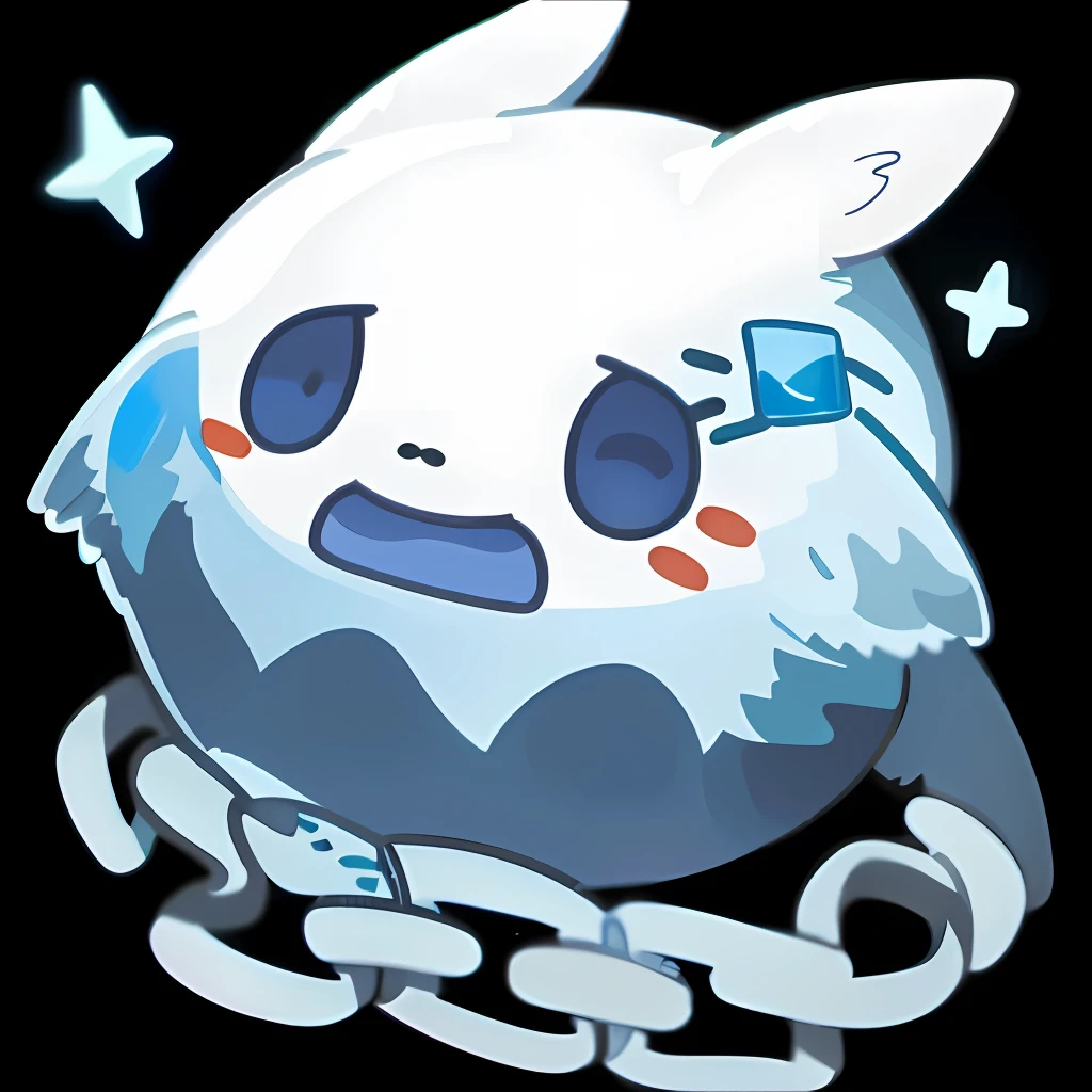 gameicon,The icon is a captive soul,Expression generalization,Blue Soul,Fantasy anime game,in style of ghibli,Soft color,Concise icons