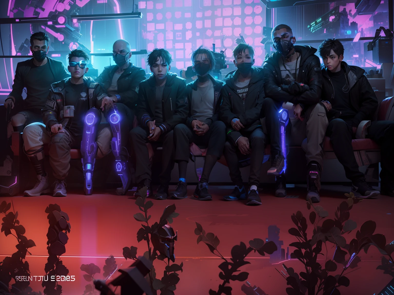 Change this background cyberpunk, realistic face,8k, ultra graphics, a boy