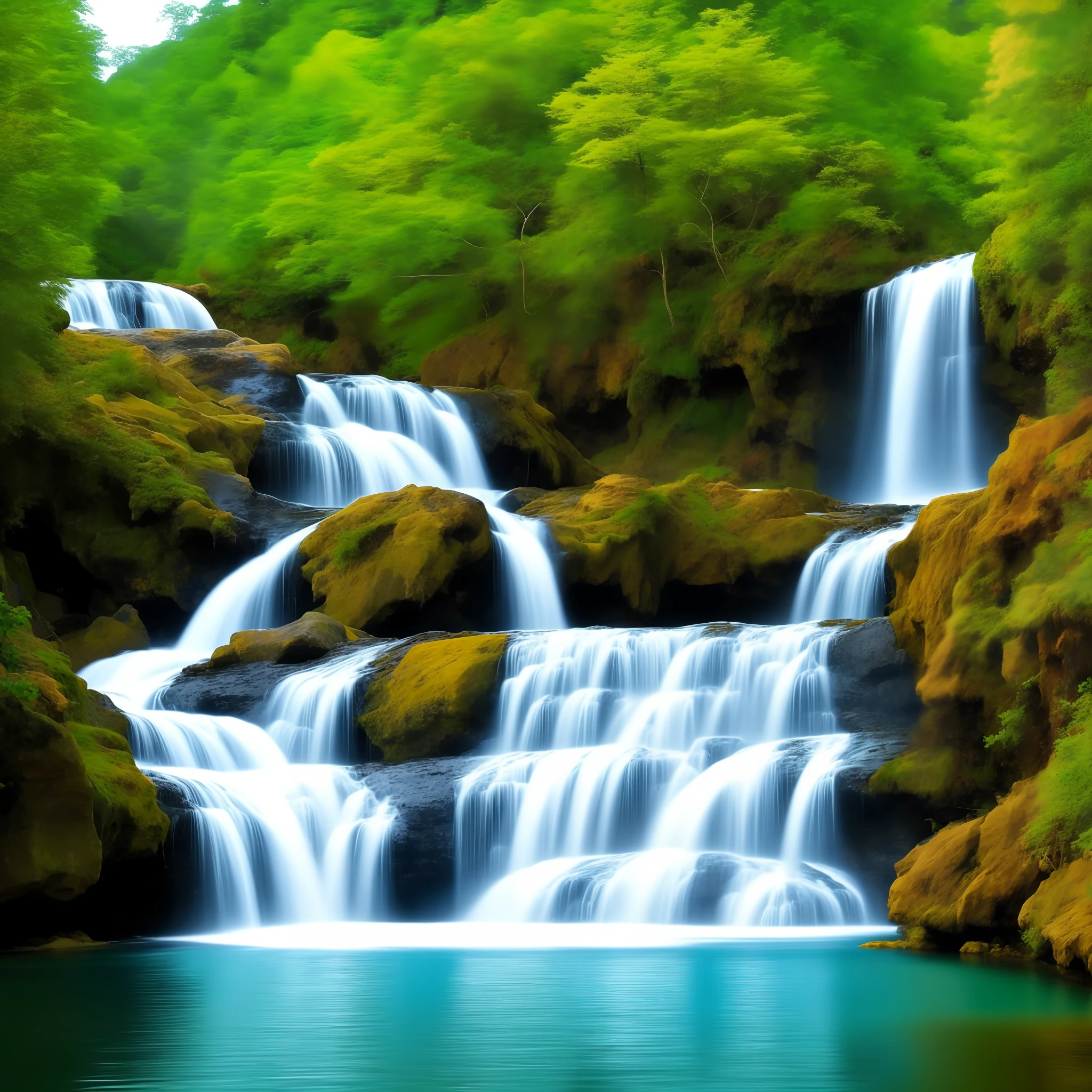 Scenery Waterfall