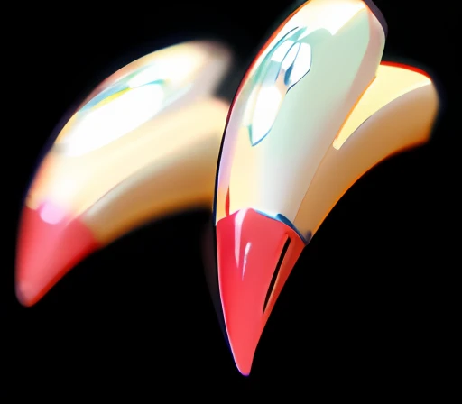 A game icon,Two painted with teeth,Used in anime games,fanciful,in style of ghibli