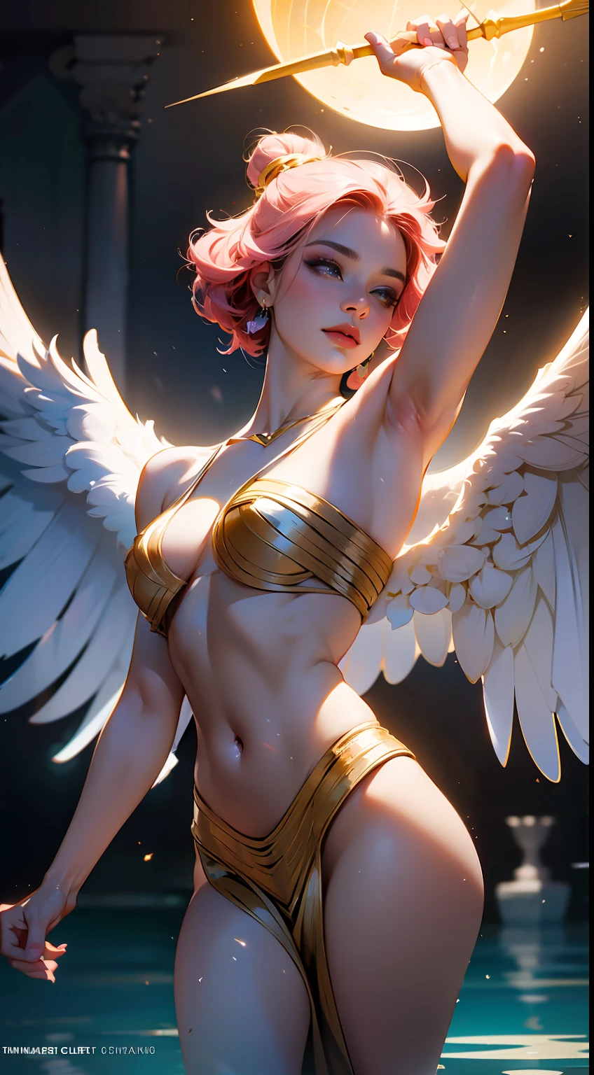 (tmasterpiece: 1.2), beste-Qualit, (illustartion: 1.2), (ultradetailed), eyes focus, (Masterfully crafted Glow, Pink glare lens), (Cinematic background), hyper-detailing, (delicate detailed), (intricate detials), In the air, Octane rendering, HDR, (hyper-detalied: 1.15), (soft light: 1.2), a 1girl, handsome girl, ultra detail eyes, Mature, fat, fat, Rainbow drops for drawing, Teardrop paint, The woman, Made of paint, entirely paint, Jumps, splatter, En plein air, (bioluminescent hair: 1.1), (gloweyes), ((makeup)),(Cinematic masterpiece), furious, powerfull, splashes of colour, absolutely eye-catching, (Cinematic headlight), Light, coming from above, Growing shadows, ((Caustic)), dinamic angle, beautifully detailed glow, Ambient shading, Ambient light, ray-traced reflections, (better lighting, extremely delicate and beautiful), ((cinematiclight)), (soft: 2), (Nephilim: 1.2), (Halo), horns demon, (1 angel wing), 1 Demon Wing, wings on the back, Half-demon, Demon ears, black wings, Raven Wings, (Falling crow feathers), Hair spectrum, Crystal Eyes, (neon glowing hair), (Radiant aura),
(tmasterpiece: 1.2), beste-Qualit, (illustartion: 1.2), (ultradetailed), eyes focus, (Masterfully crafted Glow, Pink glare lens), (Cinematic background), hyper-detailing, (delicate detailed), (intricate detials), In the air, Octane rendering, HDR, (hyper-detalied: 1.15), (soft light: 1.2), handsome girl, ultra detail eyes, Mature, fat, fat, Rainbow drops for drawing, Teardrop paint, The woman, Made of paint, Arcana of the Tarot, Jumps, splatter, En plein air, (bioluminescent hair: 1.1), (gloweyes), ((makeup)),(Cinematic masterpiece), furious, powerfull, splashes of colour, absolutely eye-catching, (Cinematic headlight),In love with love
