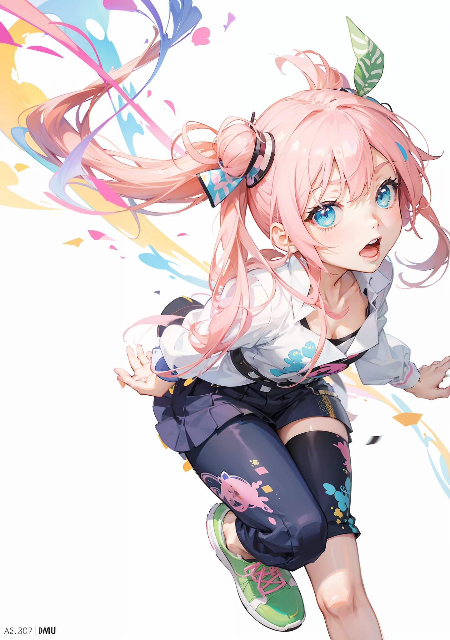 Anime girl with pink hair and green hat with wand, Splash art anime Loli, Best anime 4k konachan wallpaper, style of anime4 K, Anime girl, up of young anime girl, (Anime girl), Anime art wallpaper 4k, Anime art wallpaper 4 K, pink twintail hair and cyan eyes, Anime art wallpaper 8 K, Beautiful anime artwork