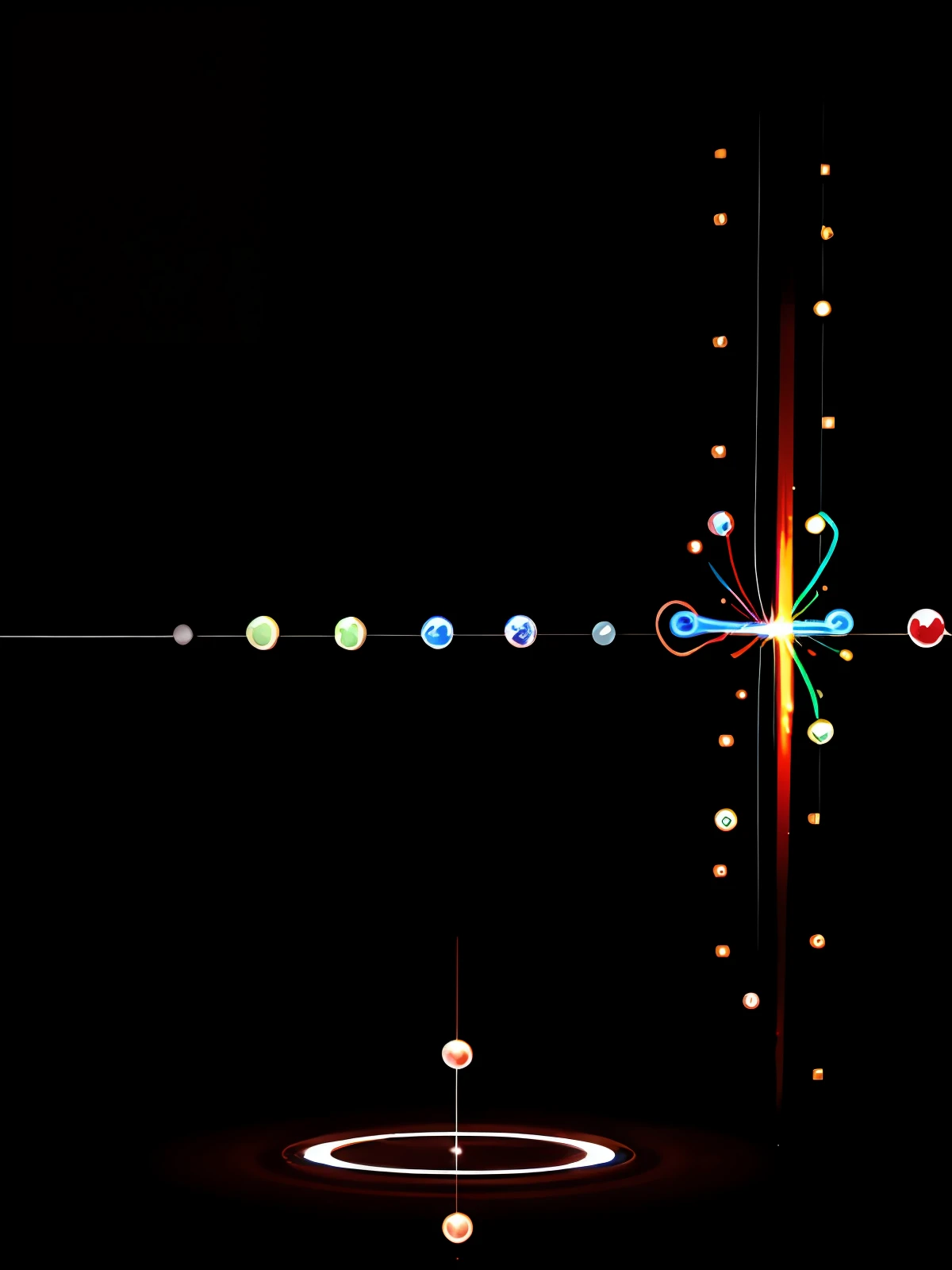 Molecules in a magnetic field，There is a regular arrangement，Microscopic particles