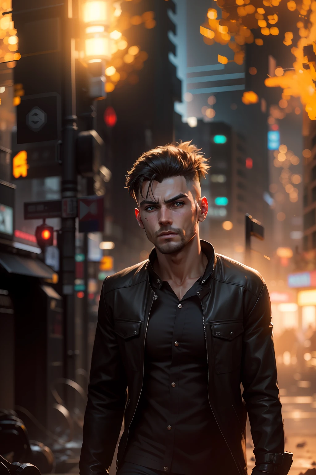 Remove bagraund, realistic face,man, handsome, power, cyberpunk,boy, cinematic, ultra realistic,8k, light,ninja, powerful, robotic, gaming, machine, future