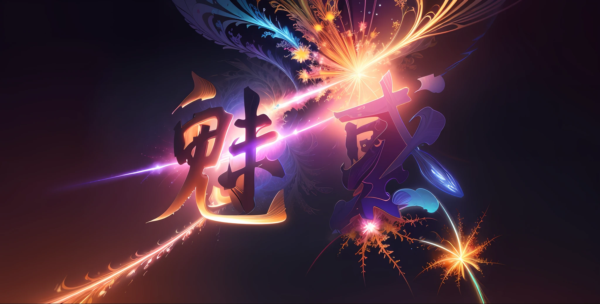 (masterpiece, top quality, best quality, official art, beautiful and aesthetic:1.2), (fractal art:1.5), highest detailed, super detailed, soul card, (light streaks), (dynamic streaks, luminous trails:1.2), (flower), (fish), (chandelier), (star), (polygon), (GlowingRunesAI_golden:0.5), (GlowingRunesAI_purple:0.5),