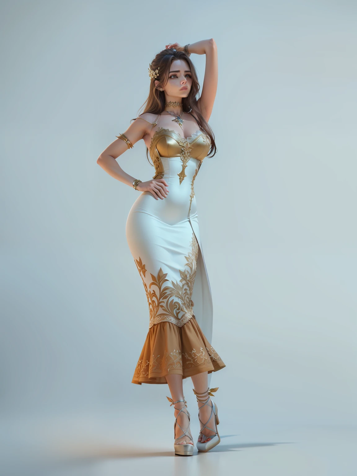 3d, beautiful realistic، Cool details, raw photo, selfie, realistic dress, realistic hair, Light and cool lighting, photo realistic, Cel shaded, Gel lighting, ultra details