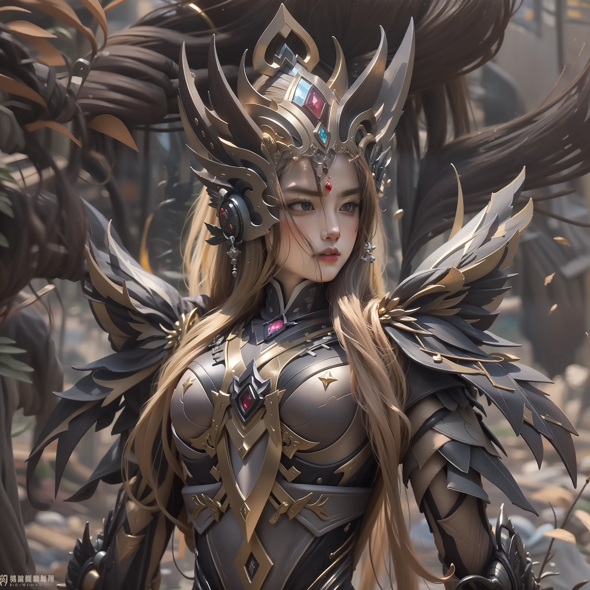 Goddess armor refers to an armor worn by a goddess，It symbolizes the power of women、Beautiful and sacred。This armor is usually made of delicate metal or other gem materials，to show the dignity and majesty of the goddess。

The design of the Goddess Warframe is usually gorgeous，Full of details and decorations。It may have wings、magic rune、Elements such as gemsetting，Make the goddess look more mighty and mysterious。Warframes are also capable of providing powerful defensive and offensive capabilities to the goddess，Allows her to maintain her superiority in battle。

Goddess armor is often depicted in mythology and culture as a symbol of the goddess，They use it to protect humanity、Upholding justice and defeating evil。This armor represents the strength and determination of women，It also shows the wisdom and grace of the goddess。

In cultural works，Goddess Warframe is often an important character image，Such as Athena in Greek mythology and Venus in Roman mythology。They protect humanity with their armor and strength，And be inspired by warriors and heroes。

generally，Goddess Wararmor is an armor worn by a goddess，Symbolizes the power of women、Beautiful and sacred。It is exquisitely designed，Has strong defensive and offensive capabilities，Keep the goddess up the edge in battle。Goddess armor represents female strength and determination，It also shows the wisdom and grace of the goddess。