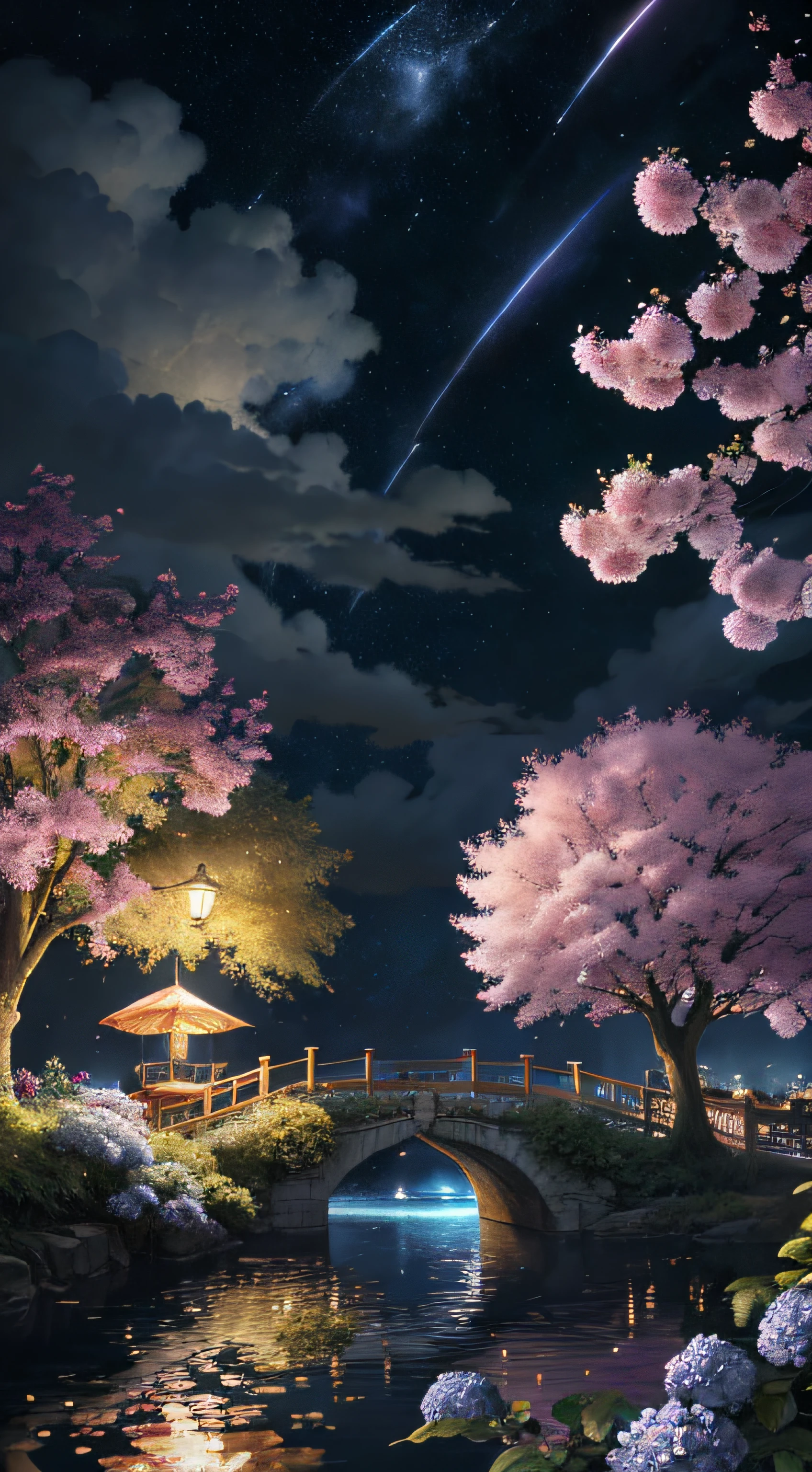 paint (strokes)+, atmosphere, intricate, clouds, aspect ratio 1:1, raytracing, Bokeh, smooth, (colorful), (detailed complex busy background: 0.8), hydrangea, repair drones, (night:1.4), Sharp Eyeliner, intricate details, hand on Chinese sword, beautiful, flat illustration, scenery, detail love, (ultra-detailed), day, photon mapping, ((intricate details)), ship wake, (The Peach Tree), crowd,