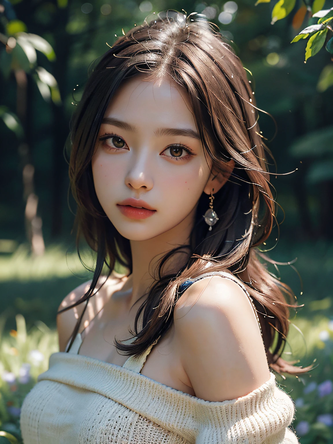 Best quality,masterpiece,ultra high res,(photorealistic:1.4),1girl,shoulder,charming,Looking at the camera,