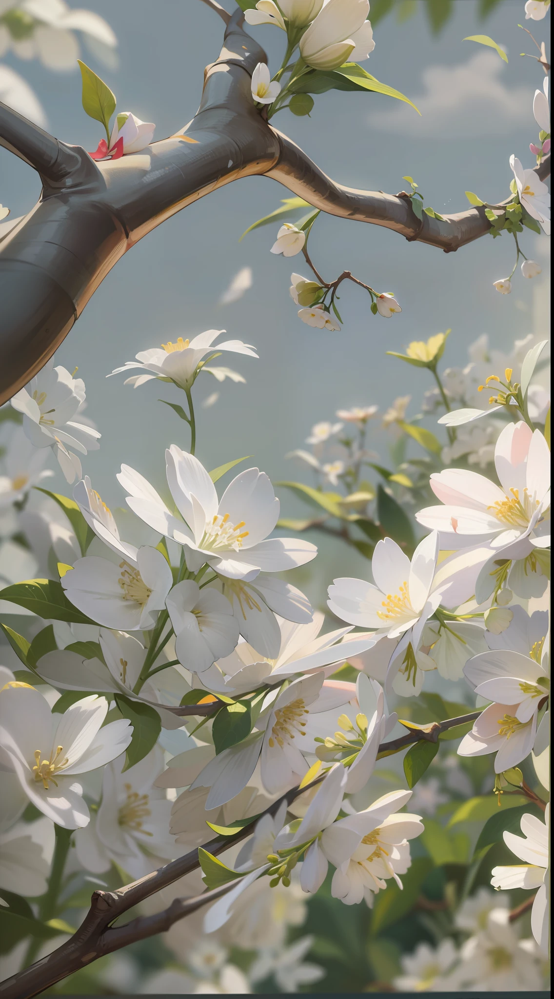 High quality High detail 8K ,Beautiful ,Flower language ,Beautiful poems,Art station rendering,Ultra-wide lens,High- sharpness