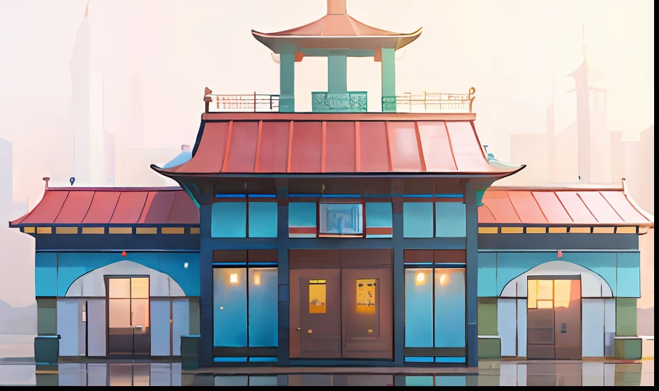 (popup book:1.5),(Chinese landscape),rendering by octane, (plethora of colors,Best quality,detail detail,tmasterpiece,folk art,Cinematic lighting effects,4K,Chiaroscuro)