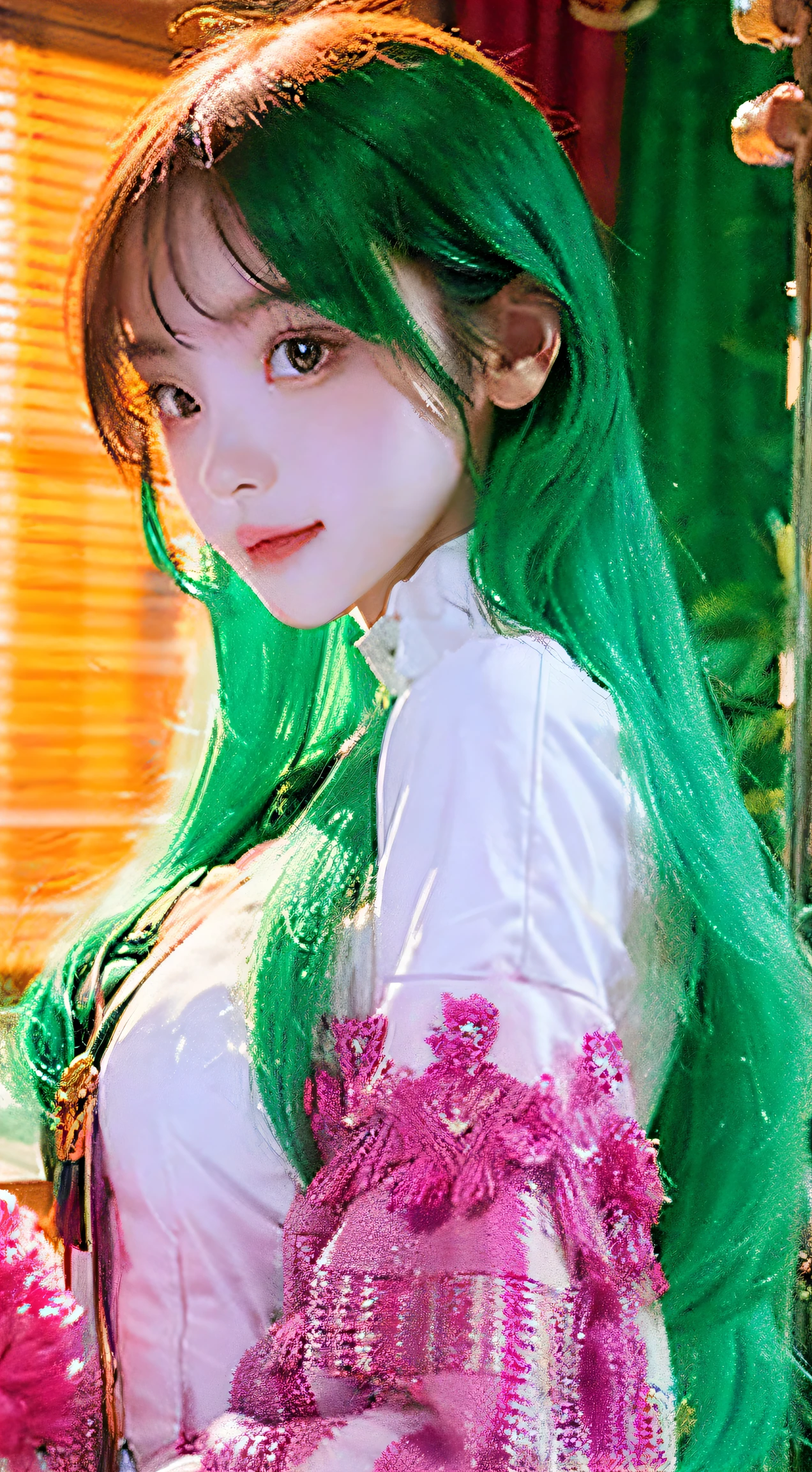 Beautuful Women,High school students,dual horsetail,Pure,adolable,