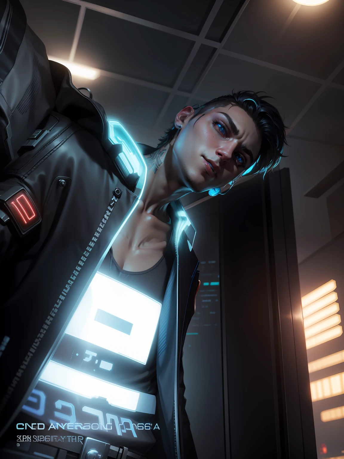 Change this background cyberpunk, realistic face,8k, ultra graphics, a boy