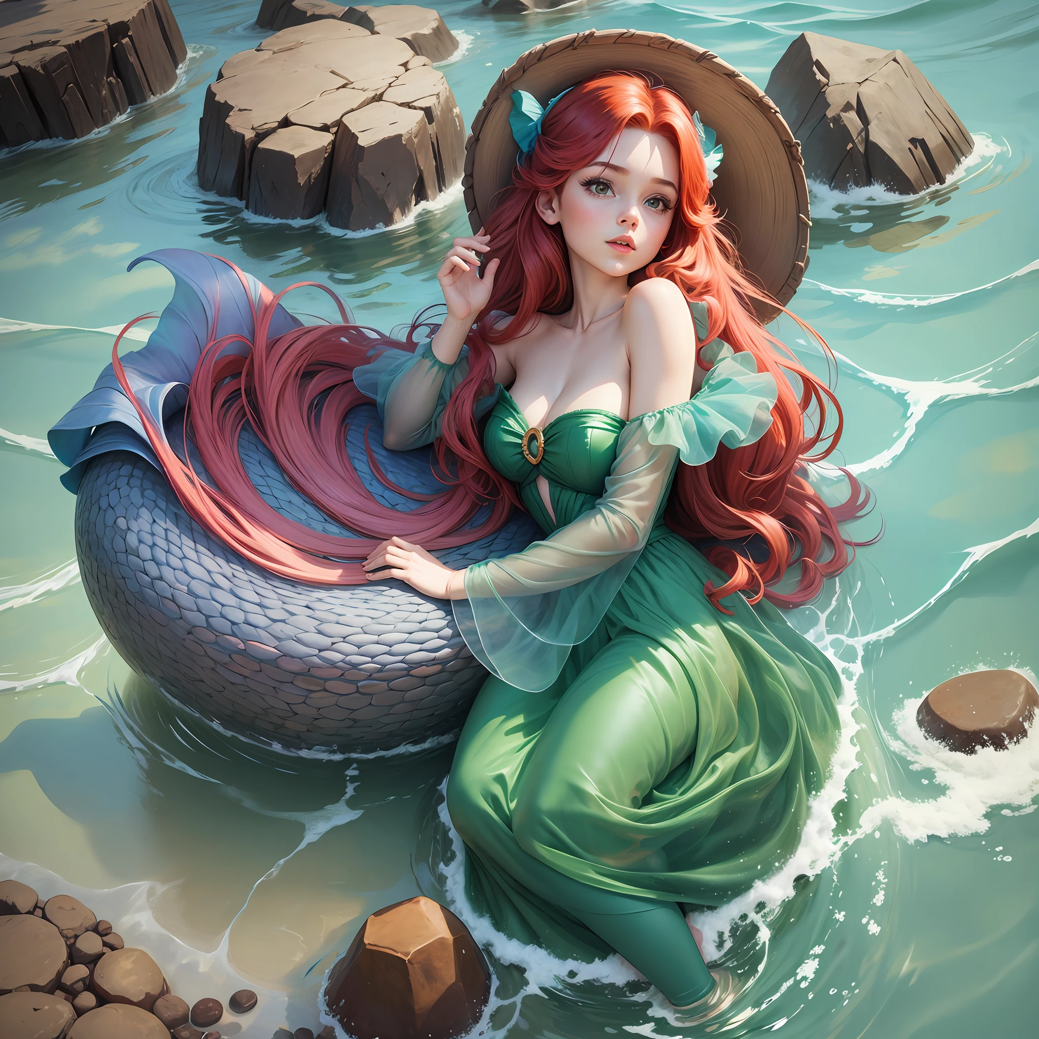 ariel from the mermaid as a toddle