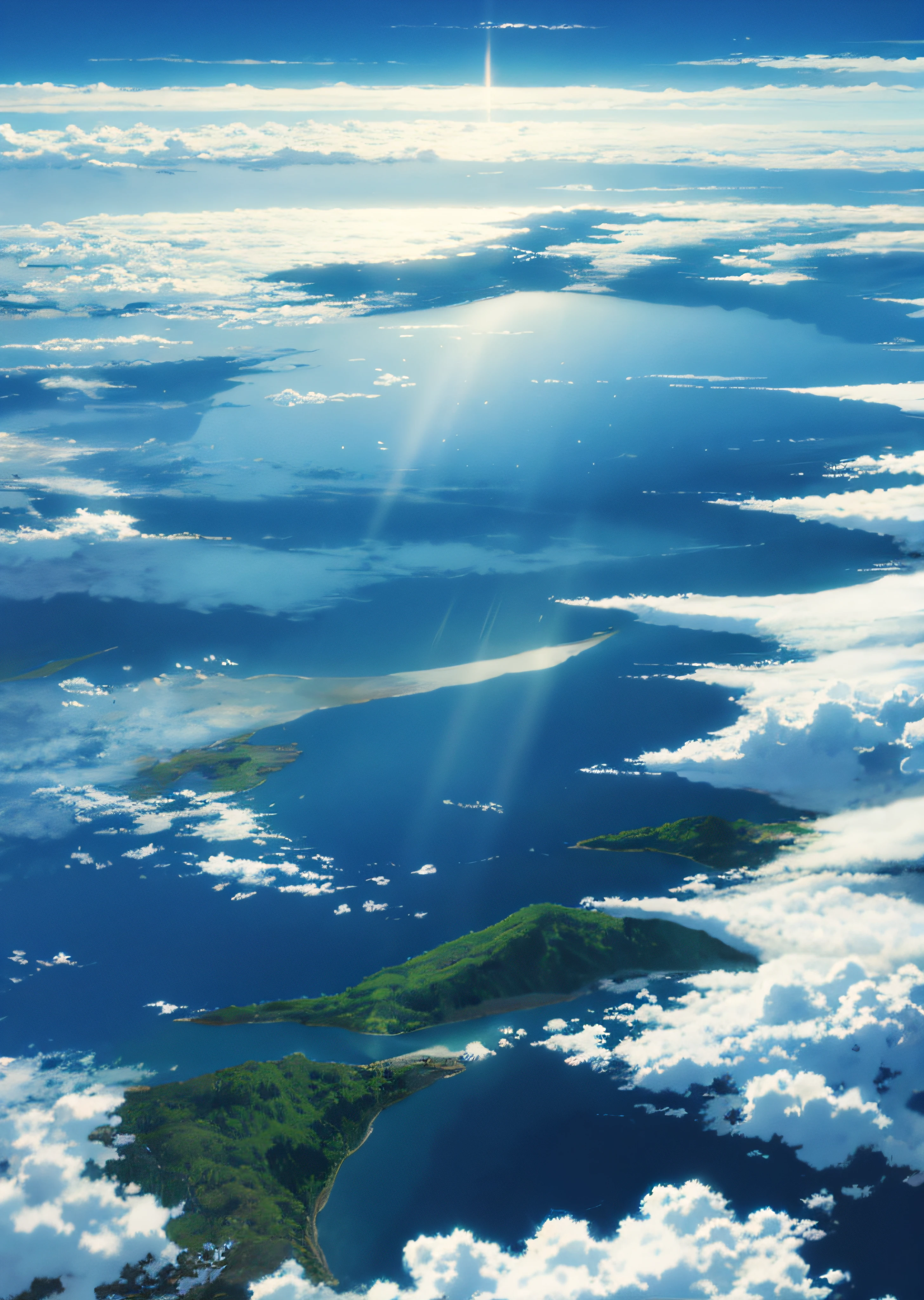 Vast sky, colorful natural light
