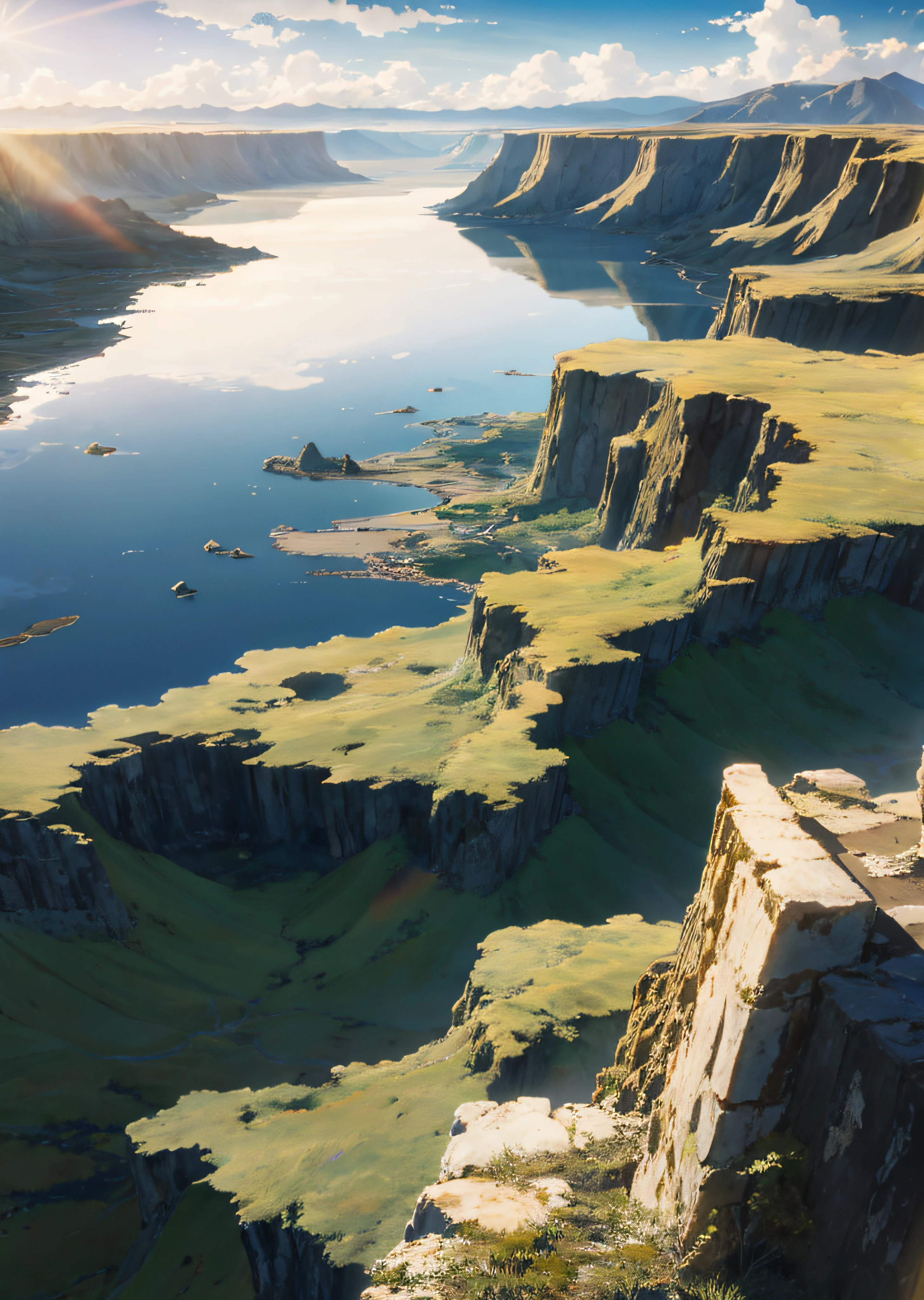 Vast sky, colorful natural light