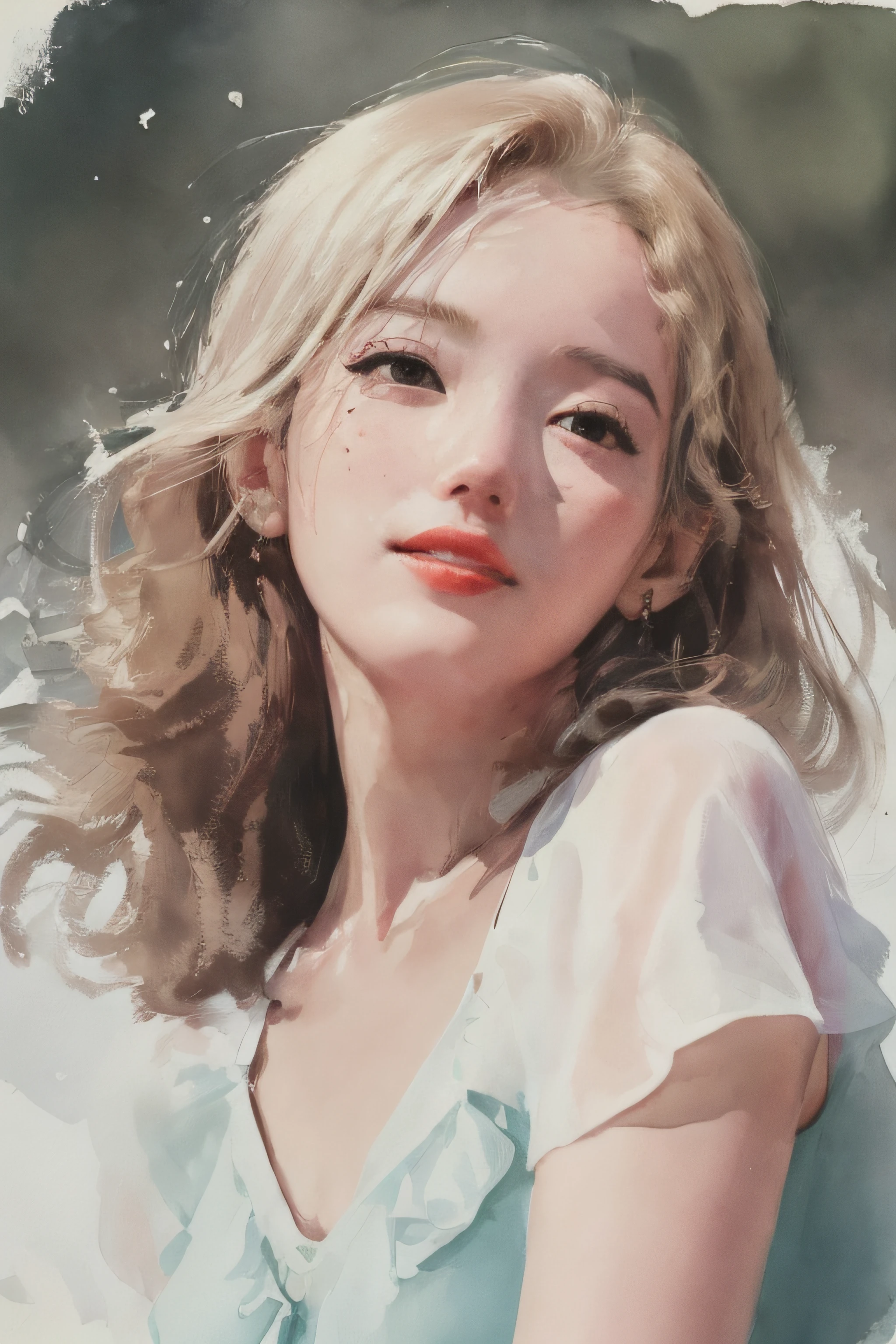 (masterpiece, realistic:1.4), (extremely intricate:1.2)>, close shot ,Marilyn Monroe portrait,(upper body:1.2), (( Detail in Face)), (( detail eyes)), (from front:1.3), 1970's dress, backless dress, (long dress:1.2), very long hair, breasts, bare shoulders, sky, ocean, water, looking at viewer, italian, head tilt, wind, cloud, sunlight, outdoor, 1girl, solo, BREAK, cinematic light, ultra high res, 8k uhd, film grain, perfect anatomy, exquisitely detailed skin, best shadow, delicate, RAW,highres,