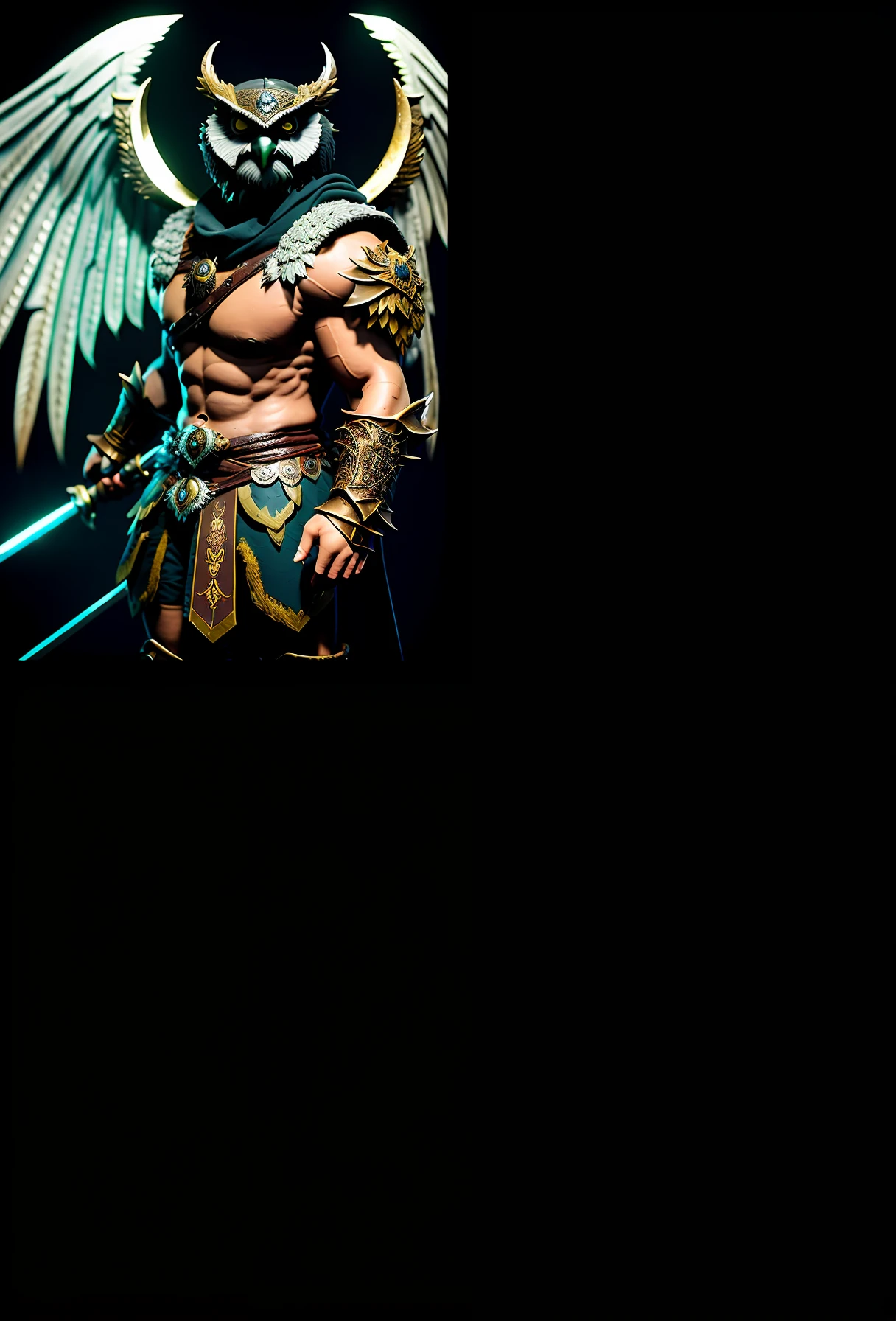 Spartan warrior marble sculpture