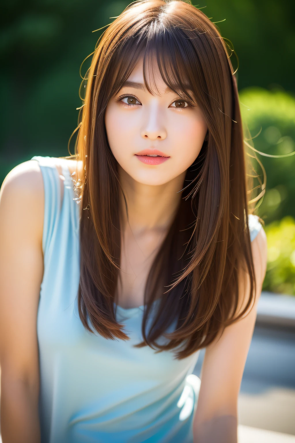 Close up photo of a girl、Brown hair、、Hot spring in the background、Natural hot springs
Highest Quality、realisitic、Photorealsitic、(intricate detailes:1.2)、(delicate detail)、(ciinematic light、best quality backlight)、Clear Line、foco nítido、Lifelike face、Detailed face
Unity 8K Wallpapers、超A high resolution、(Photorealsitic:1.4)、looking at the viewers、full body Esbian、In the street、(Casual wear)