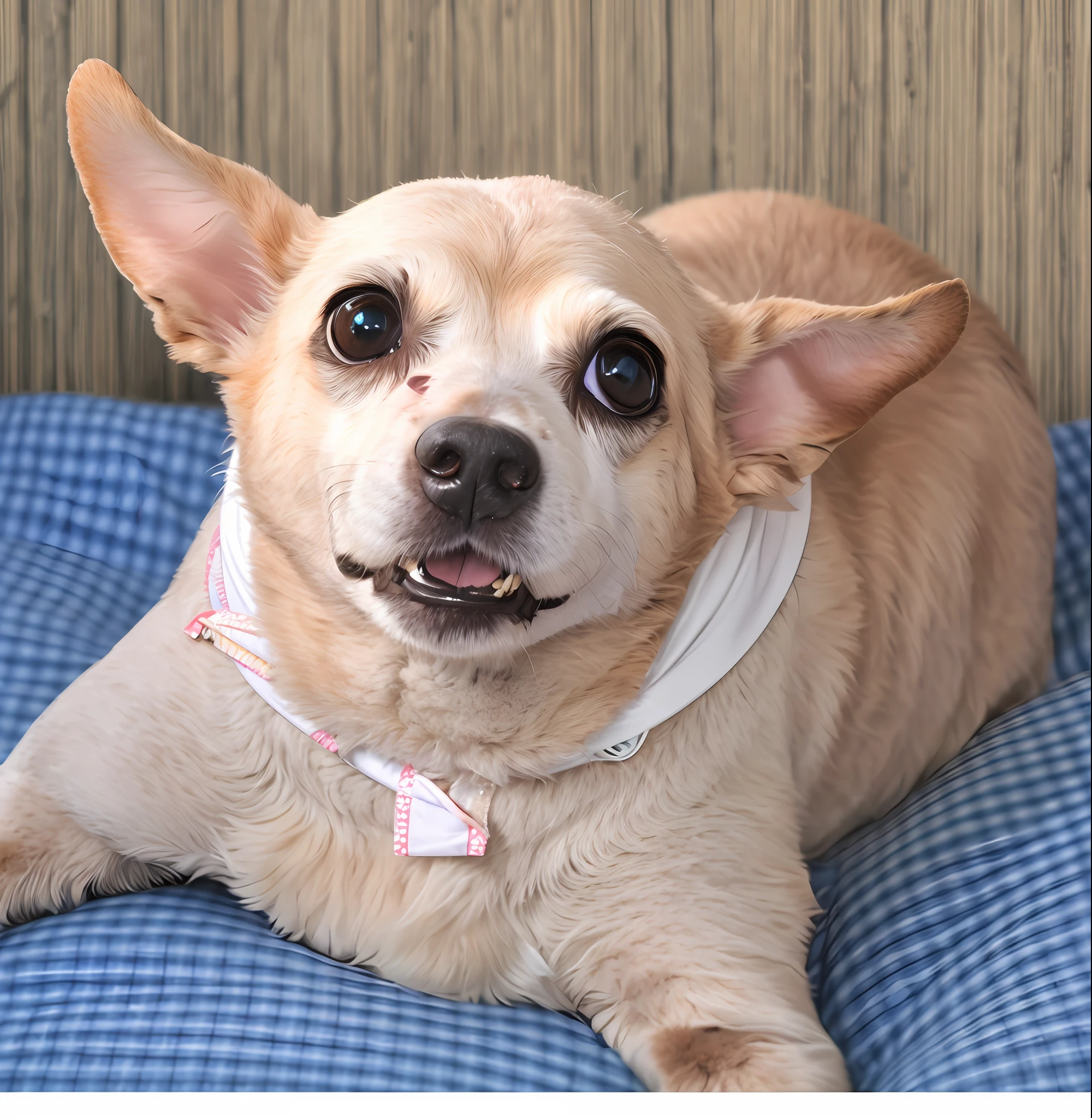 Happy Birthday to a happy furry baby, 4K HD Resolution, High quality image, award winning image, National Geographic picture with grainy background, award winning image, award winning image, hyperrealistic, high resolution, very detailed, award winning image, very detailed, HD Quality
