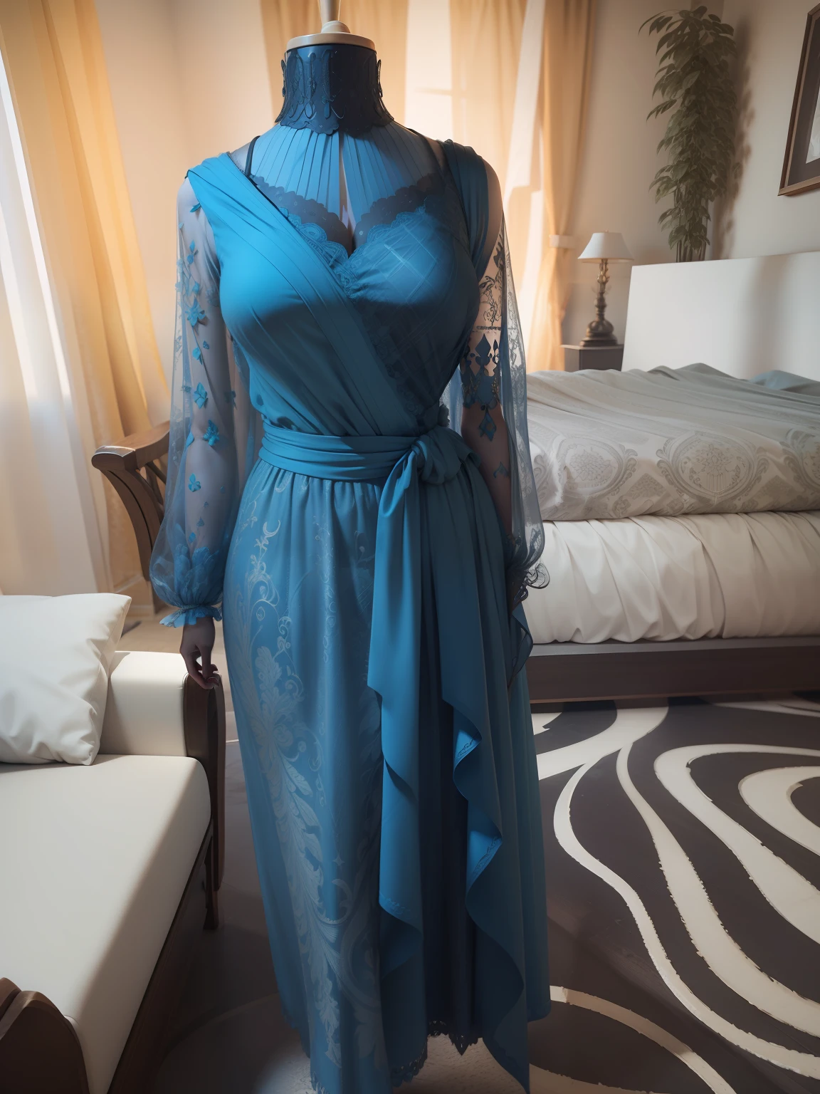 3d, beautiful realistic، Cool details, raw photo, realistic dress, Light and cool lighting, photo realistic, Cel shaded, Gel lighting, ultra details