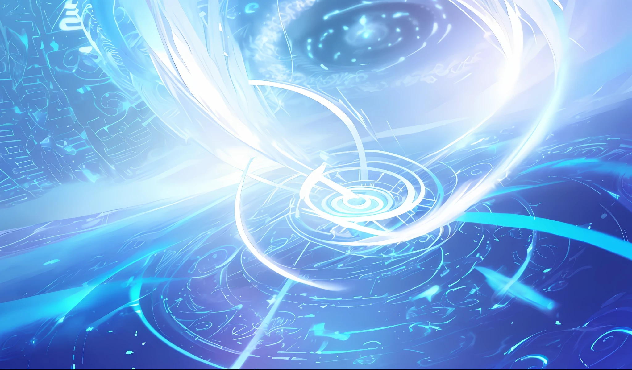 À la Fed image of a clock with spiral design and blue background, Swirl of energy, swirling magical energy, Channeling swirling energy, swirling energy, time vortex in the background, swirling flows of energy, Glowing spiral background, softly swirling magical energy, Whirlwind, Drawn into a spiral vortex, Vortex Portal expels elders
