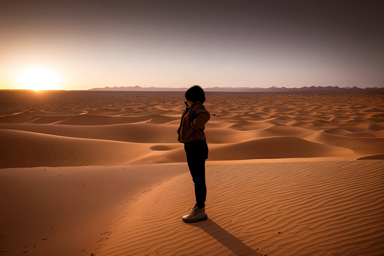 Arapei stands on a rock in the middle of the desert, Standing in the desert, standing in desert, standing in desert, Looking into the distance, taken with canon eos 5 d mark iv, looking at the distance, standing in wasteland, taken with canon eos 5 d, taken with a canon eos 5d, taken with a canon eos 5 d