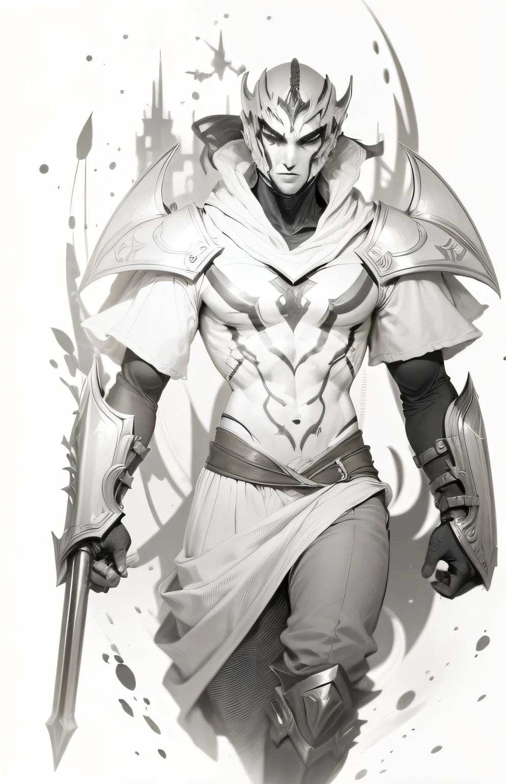 Zed from league of legends  sketch draw