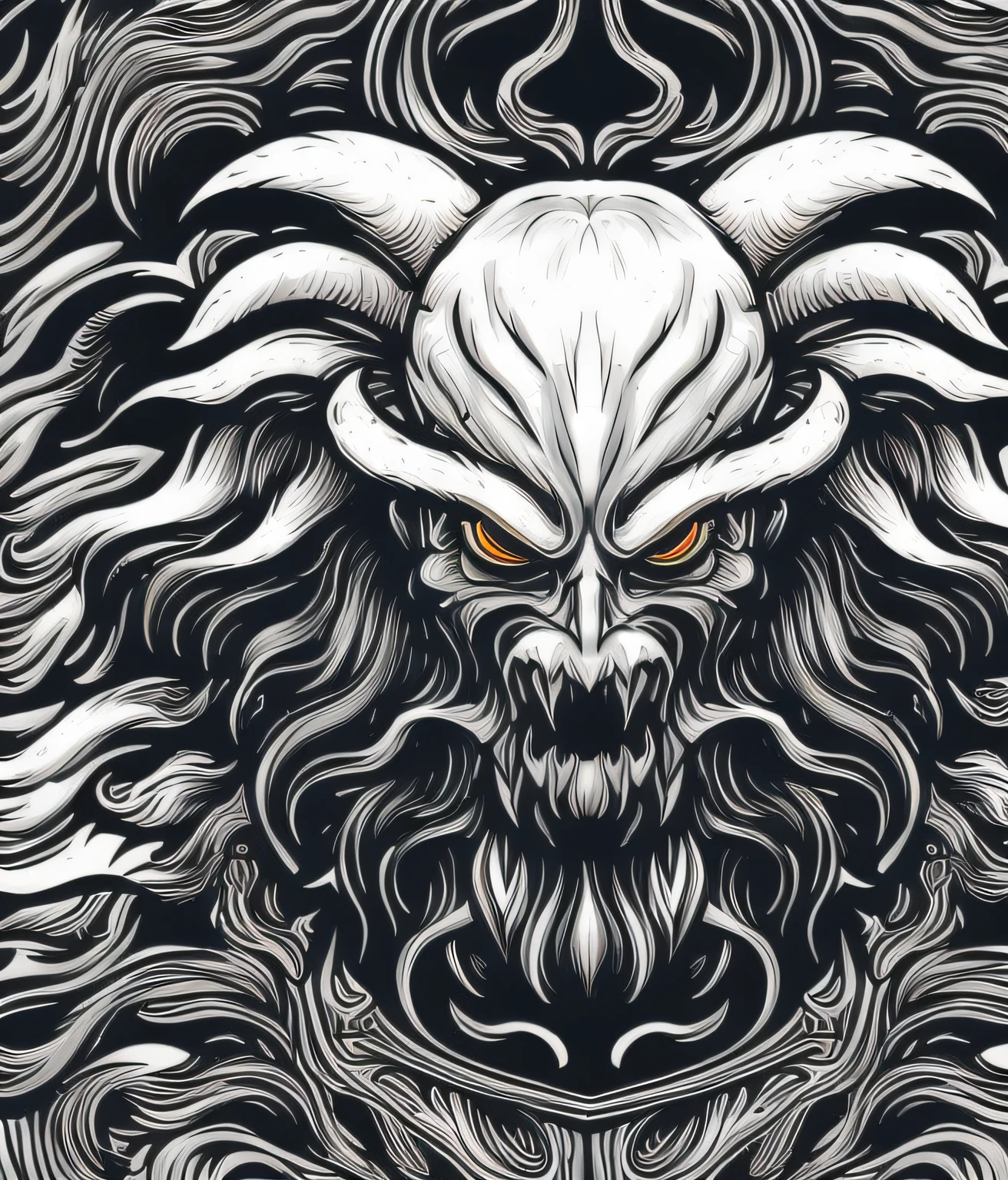 "(High-quality t-shirt design:1.5), detailed linework of Cthulhu, full character, a true masterpiece."