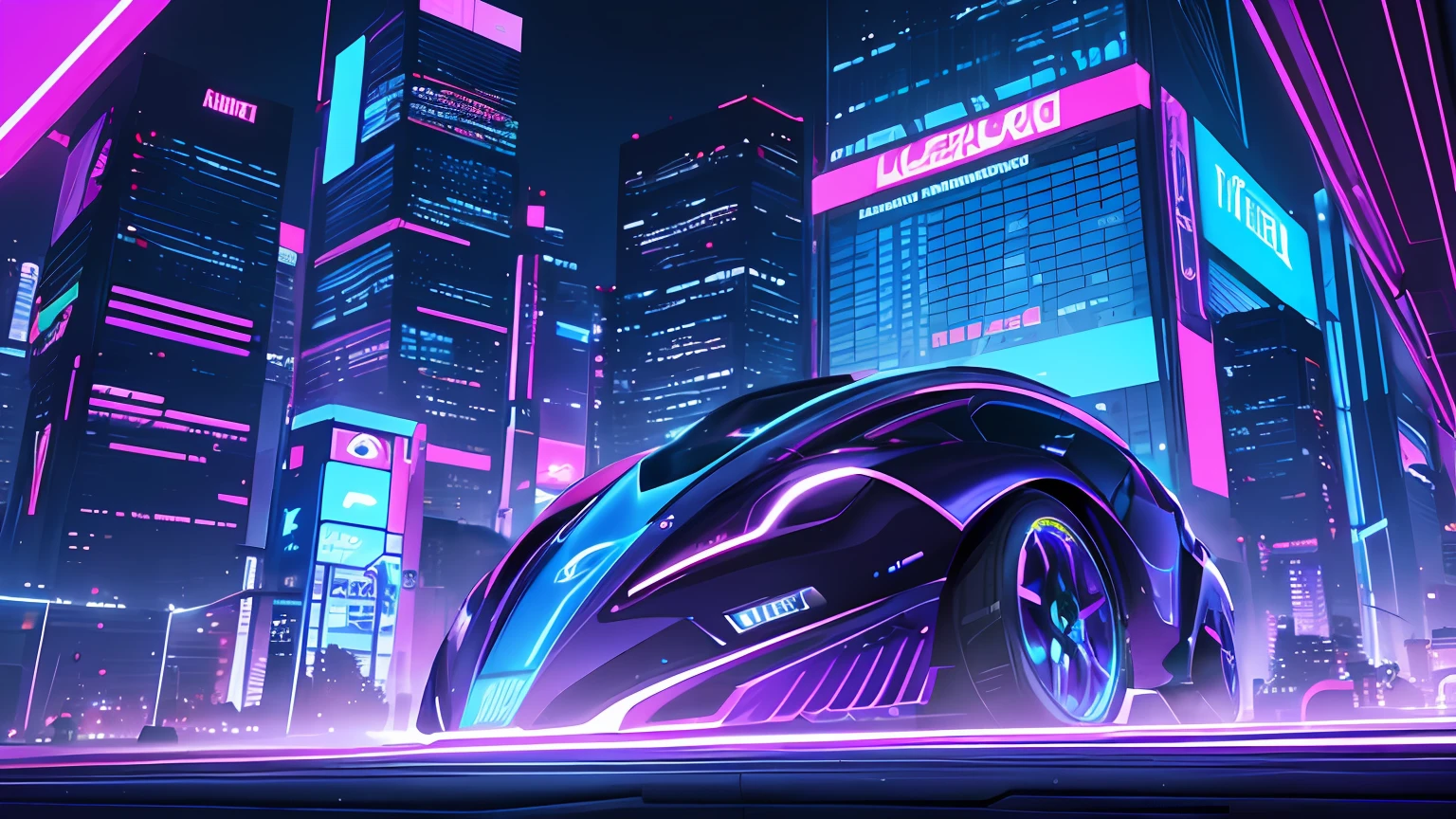 (masterpiece, top quality, best quality, official art, beautiful and aesthetic:1.2),(blue purple neon lighting), (vibrant glow), dynamic colors, striking contrast, futuristic vibe, electric energy,reflective surfaces,(cityscape:1.3),8k,official wallpaper, (cyberpunk:1.2) ,futrue