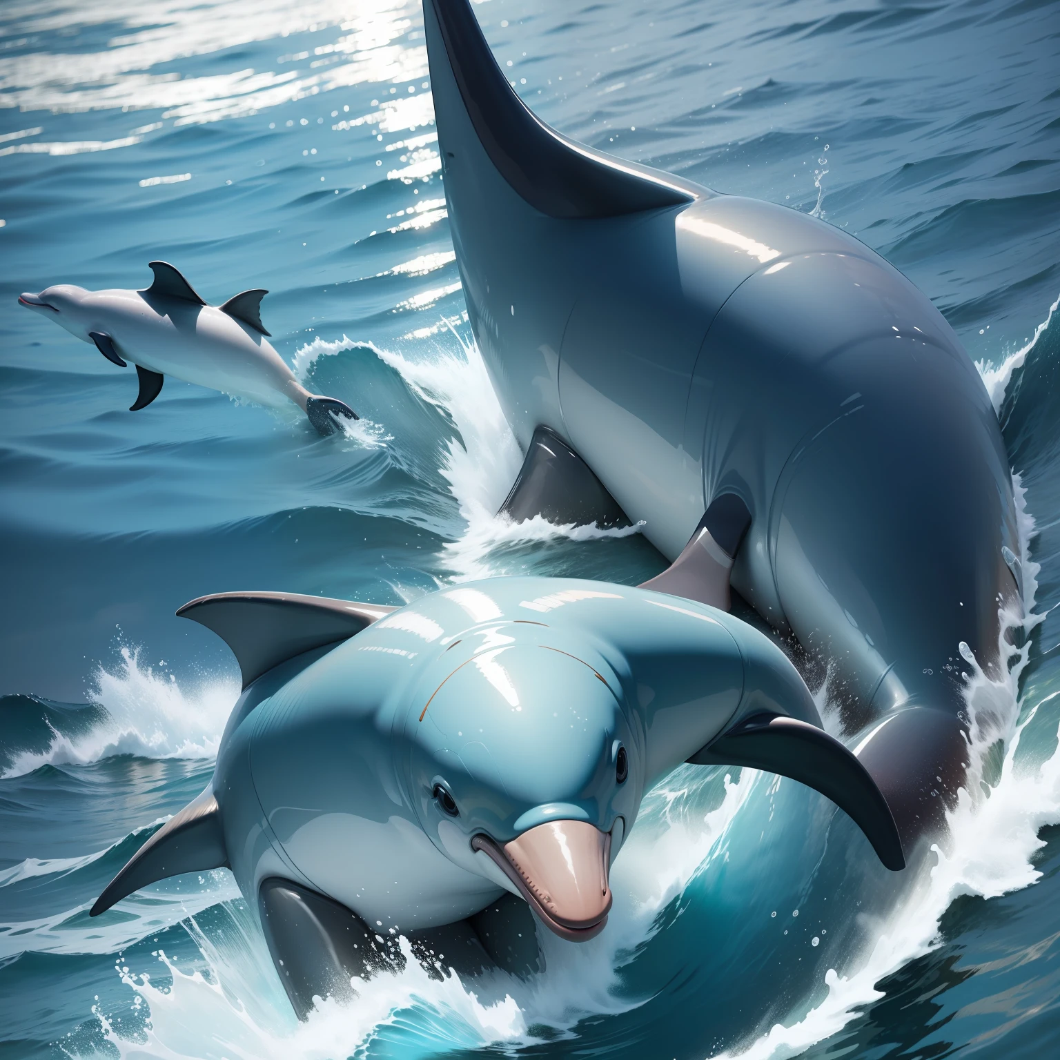 dolphins swimming hd graphics all bodies