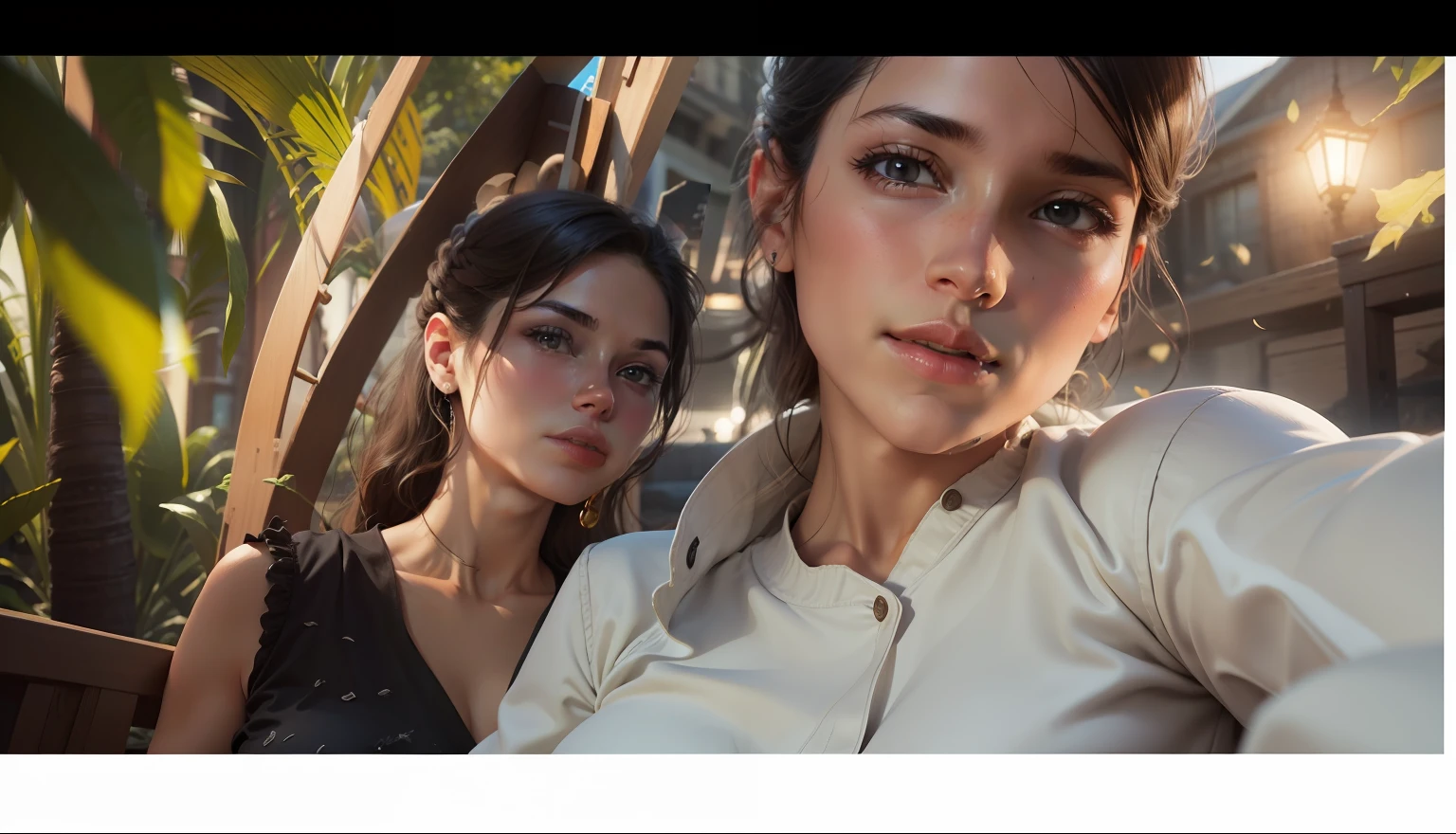 No background change, realistic photo and body