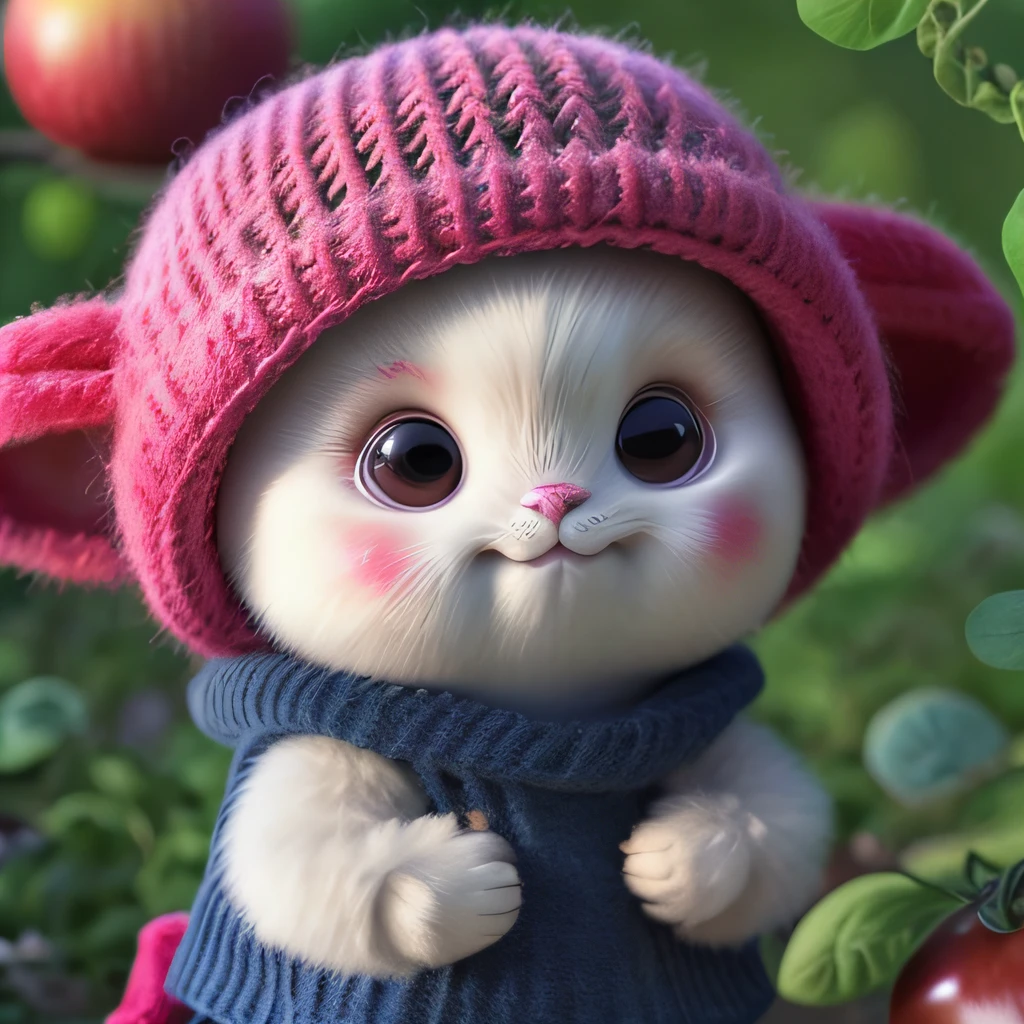 Rainbow hair、realisticlying、baby cats、Furry animals、apples、dark circles、Be red in the face、cherrie、food、the fruits、full bodyesbian、Hats、Non-human、morango、tomato、water melon