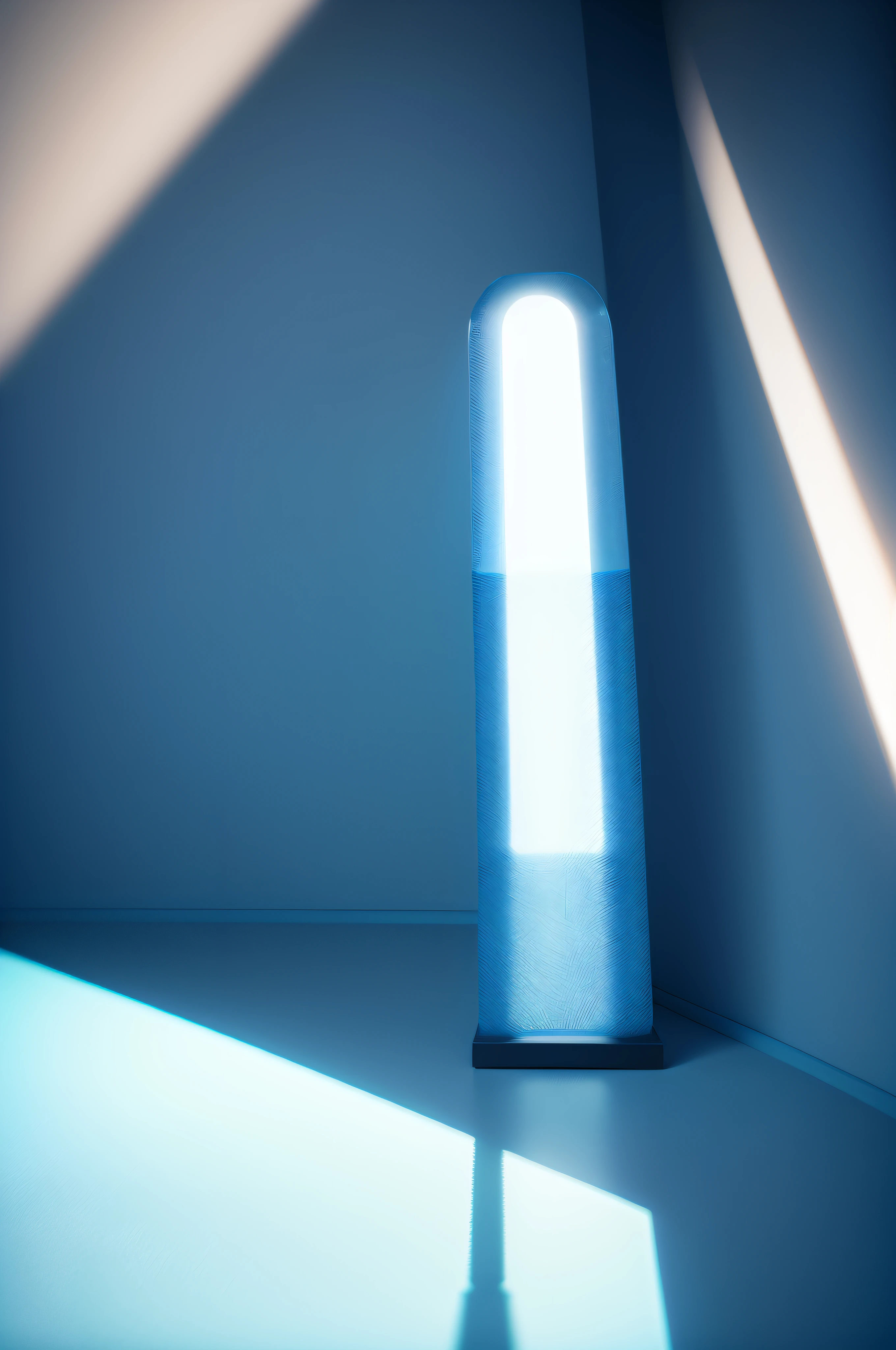 Blue dominant color background image,light and shadow effect,deep,Doped with warm light