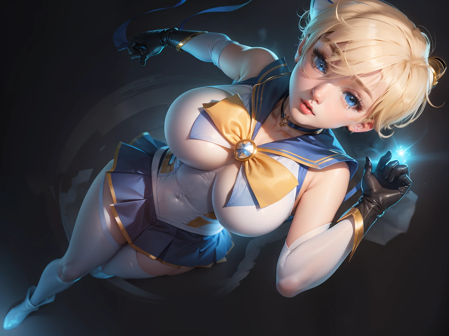 sailor_senshi_uniform、blue_sailor_collar、1boy、shoun、Beautiful Boys、Handsome、genderswap、genderswap_(ftm)、yellow_breasts_ribbon、solo、ten'ou_haruka、sailor_uranus、short_hair、choker、skirt、blue_choker、very_short_hair、magical_warriors、blonde_hair、white_gloves、bow、gloves、blue_skirt、blue_eyes、rating:questionable、yellow_bow、boots、flat_breasts、flat_chest、rating:safe、miniskirt、leotard、white_leotard、from_above、pleated_skirt、covered_nipples、erection_nipples、jewelry、bare_leg、bare_shoulders、