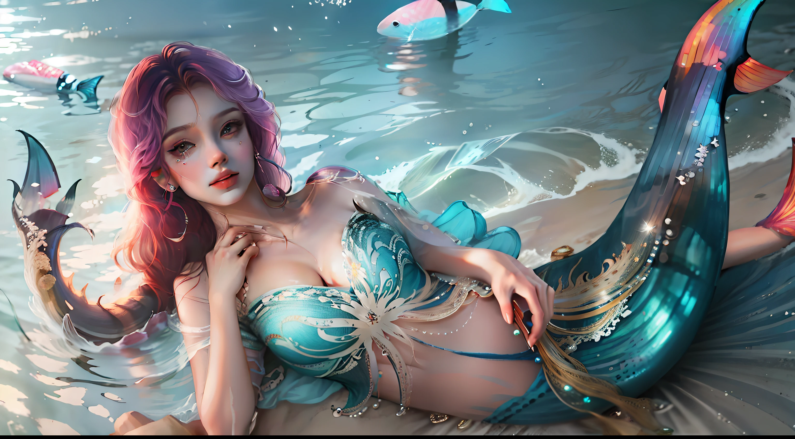 Get mermaids on the Internet at the bottom of the sea