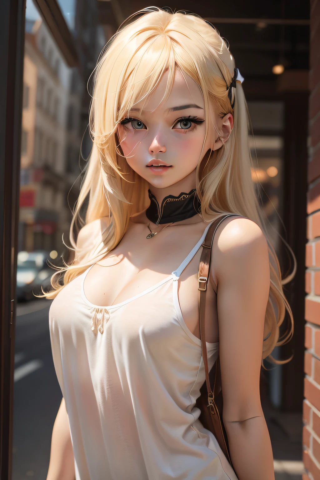 a blonde girl