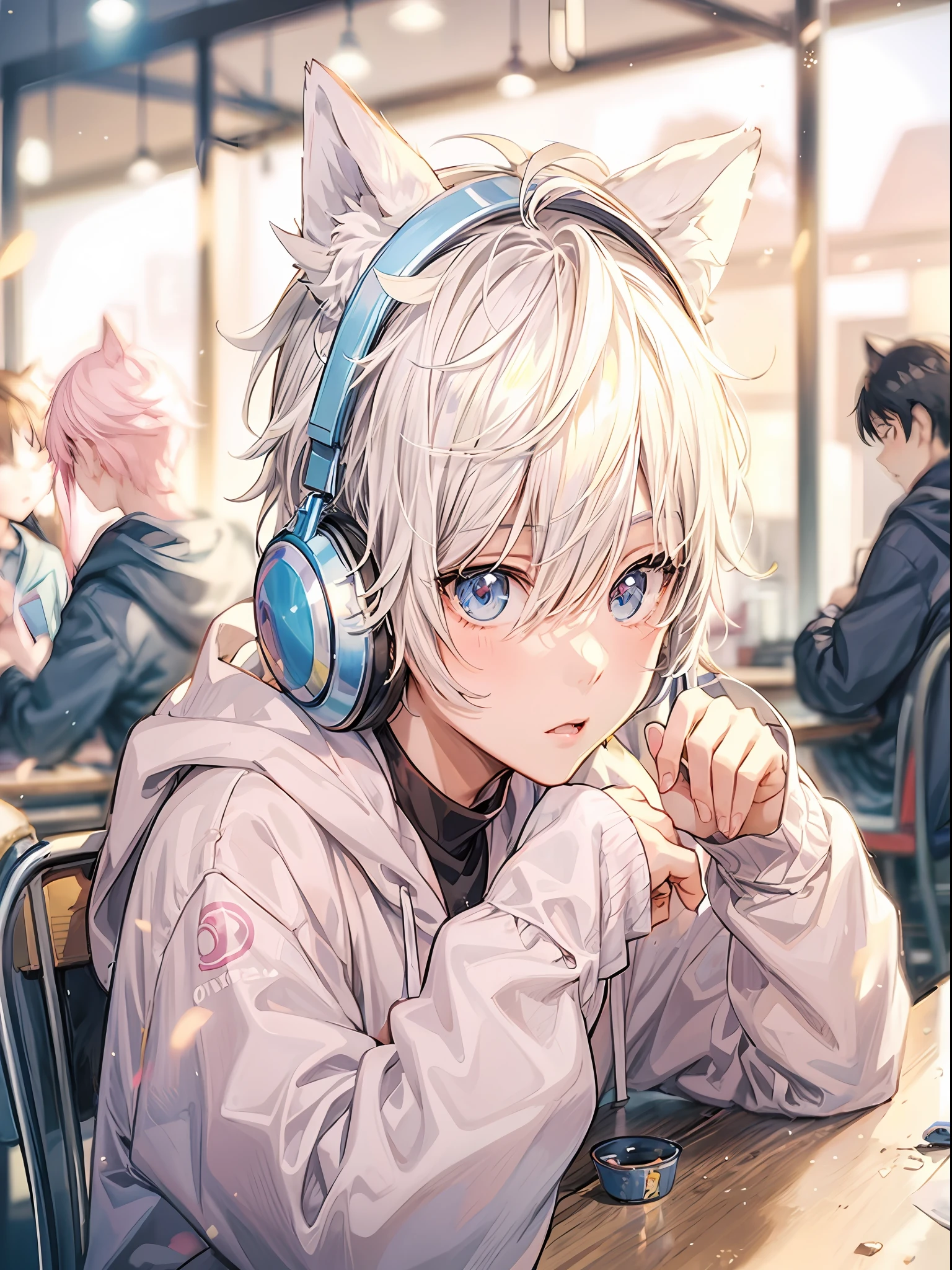 anime, anime, anime boy, anime, anime art, anime girl, anime, anime, anime, anime, anime, anime art, anime, anime boy, anime boy with cat ears, young anime man, nightcore, anime style 4 k, anime ears, boy with cat ears and tail, in anime style, anime aesthetic, in an anime style
