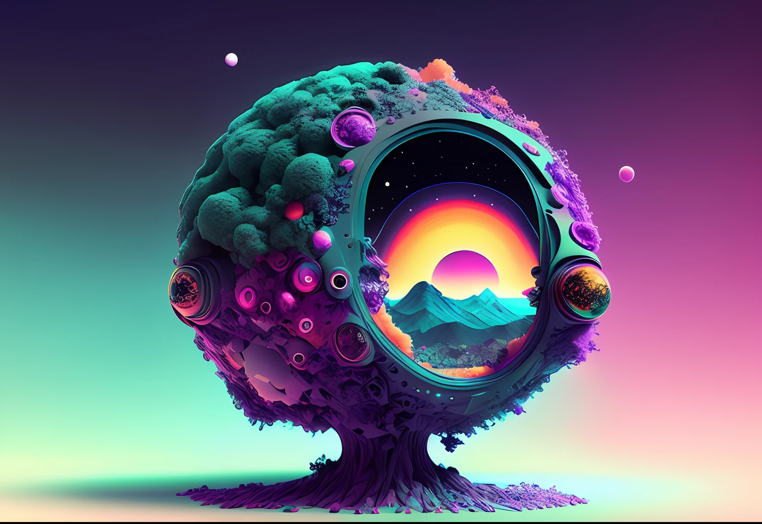 Universe discovered by James Webb
psychedelic, imagem vetorial, design de camiseta, isolado, fundo preto, Futuristic 3D illustration variation