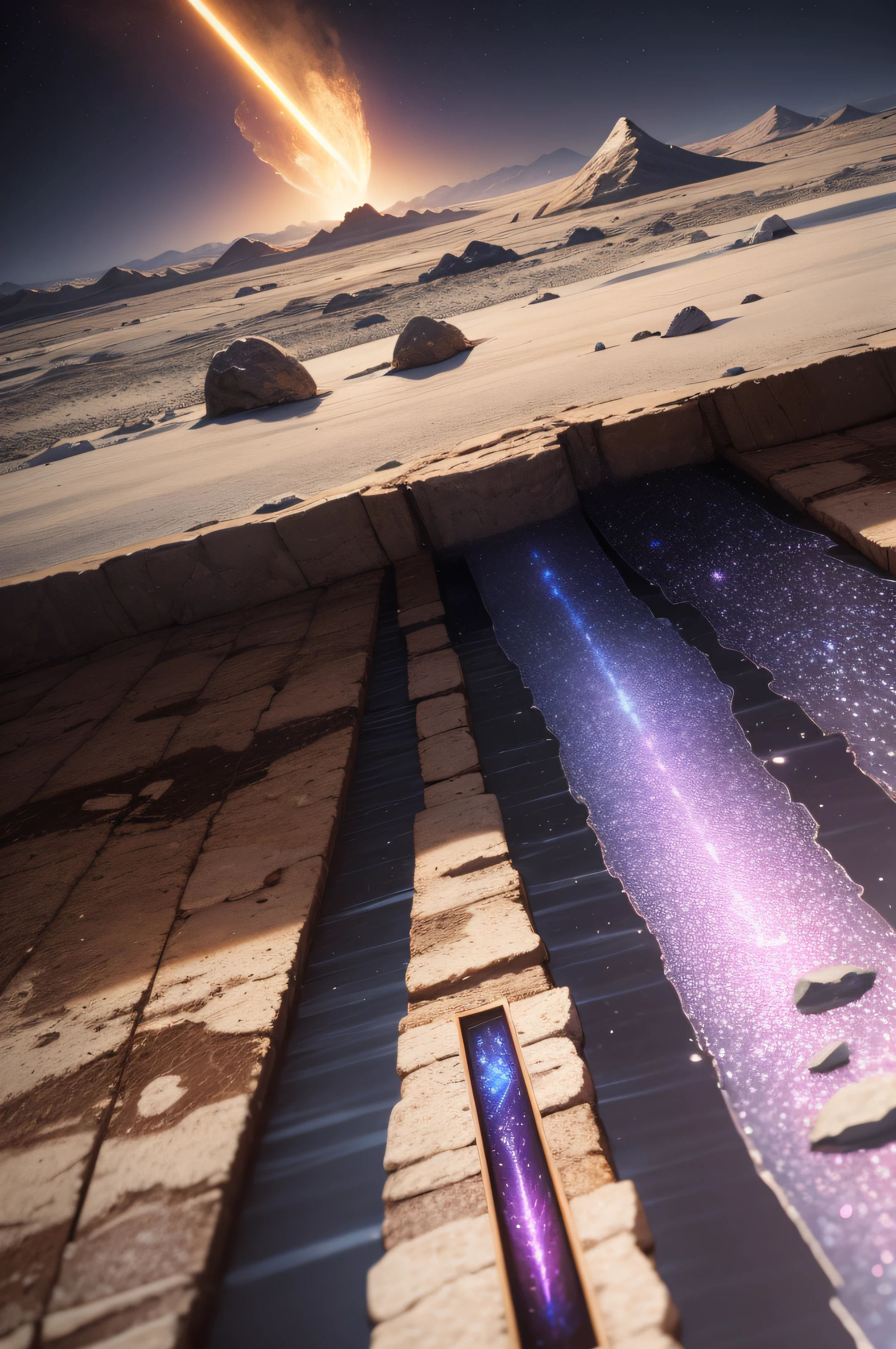Earth Horizon、Meteorite fall