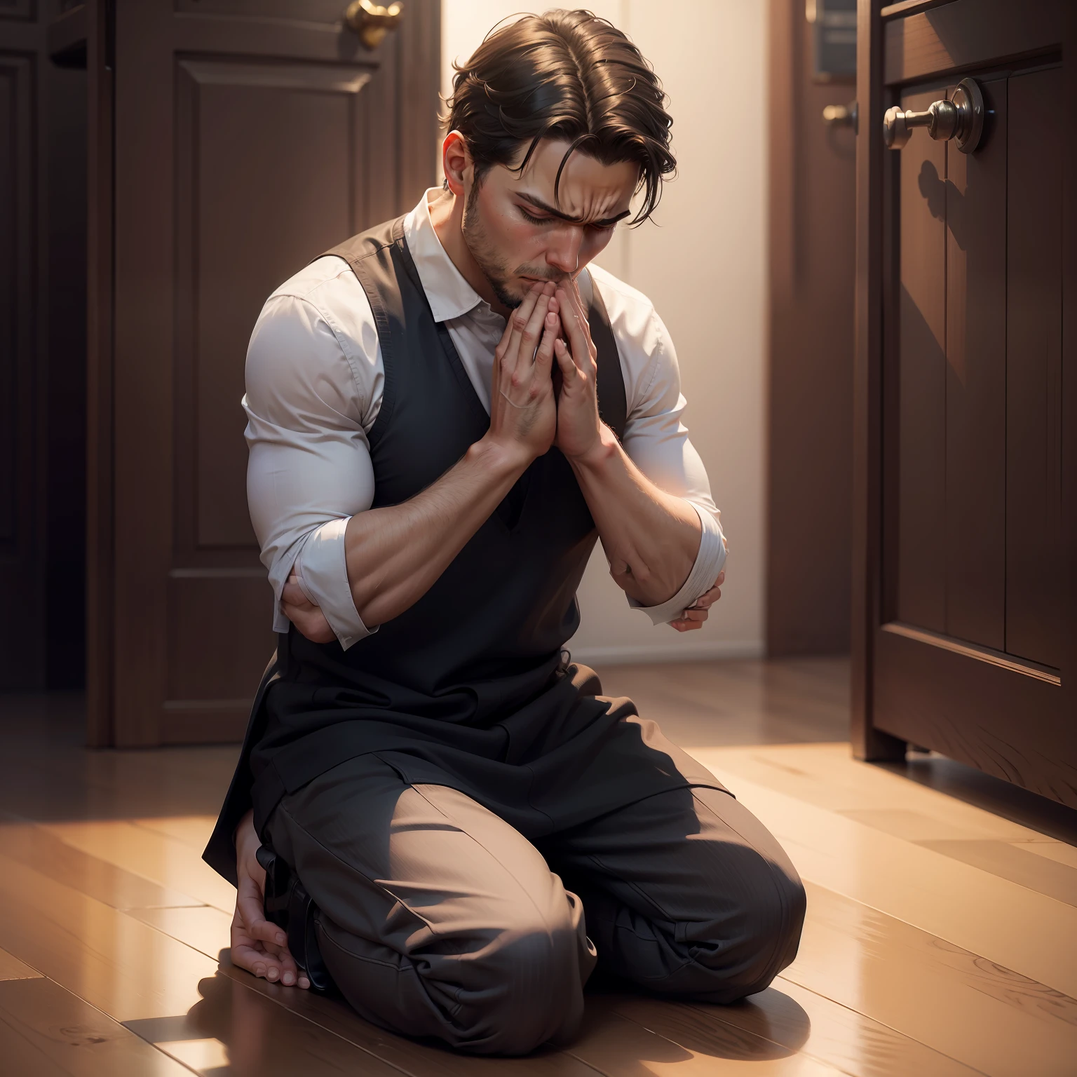 Man praying
