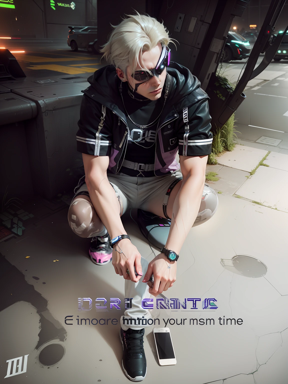 cyber punk perssonage