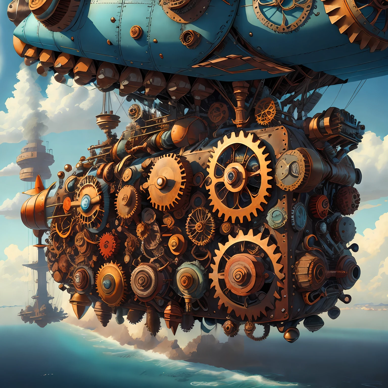 CogPunkAI Foguete Aeronaves,Colors 32 k,detalhes