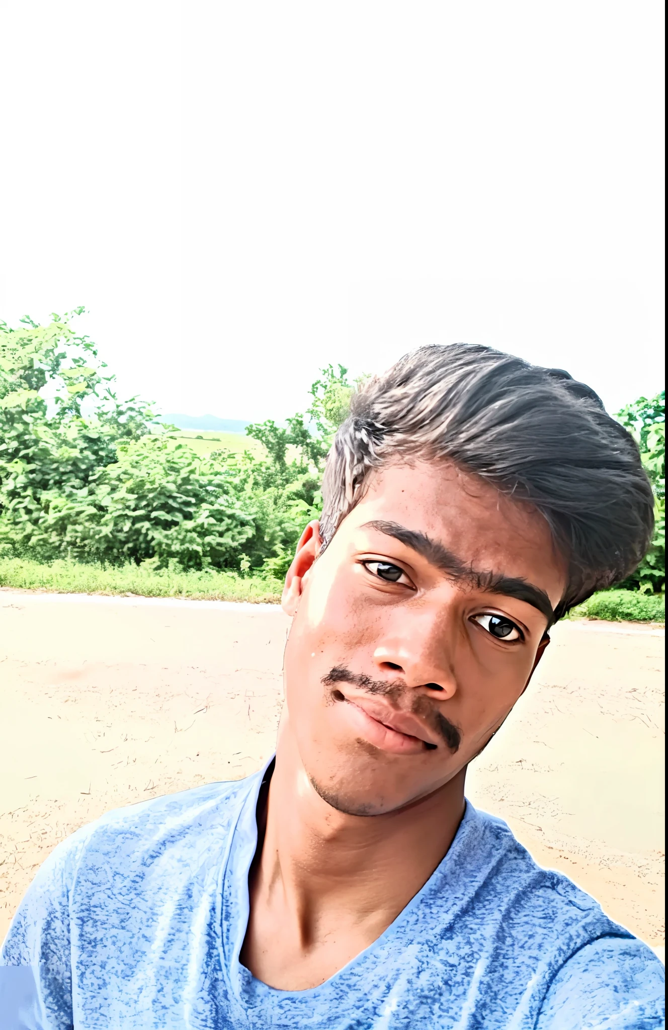 there is a man that is taking a selfie with his cell phone, jayison devadas, jayison devadas style, selfie photo, ayan nag, face picture, facebook profile picture, portait photo profile picture, selfie photography, 8k selfie photograph, selfie, selfie!!!!! of a man, vinayak, selfie of a man, front profile!!!!, potrait