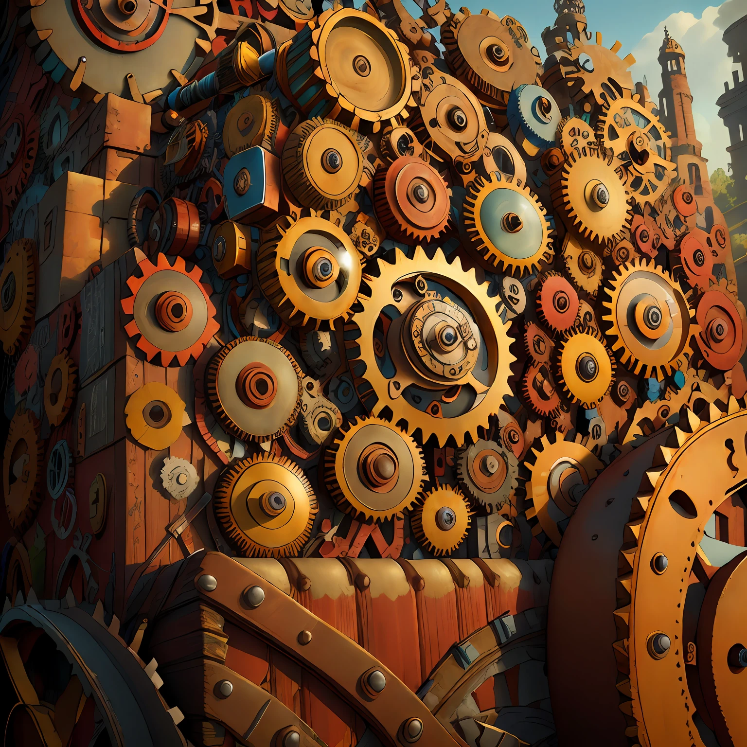 CogPunkAI  Guirlanda ,Cores 32 k,detalhes