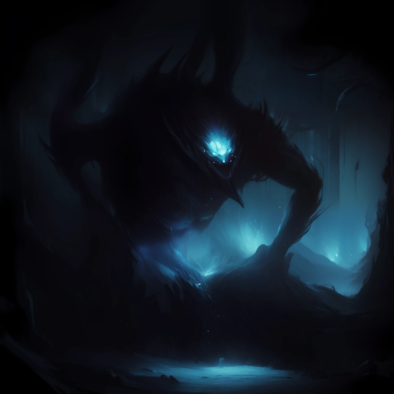 Chthonic creepy cosmic creature