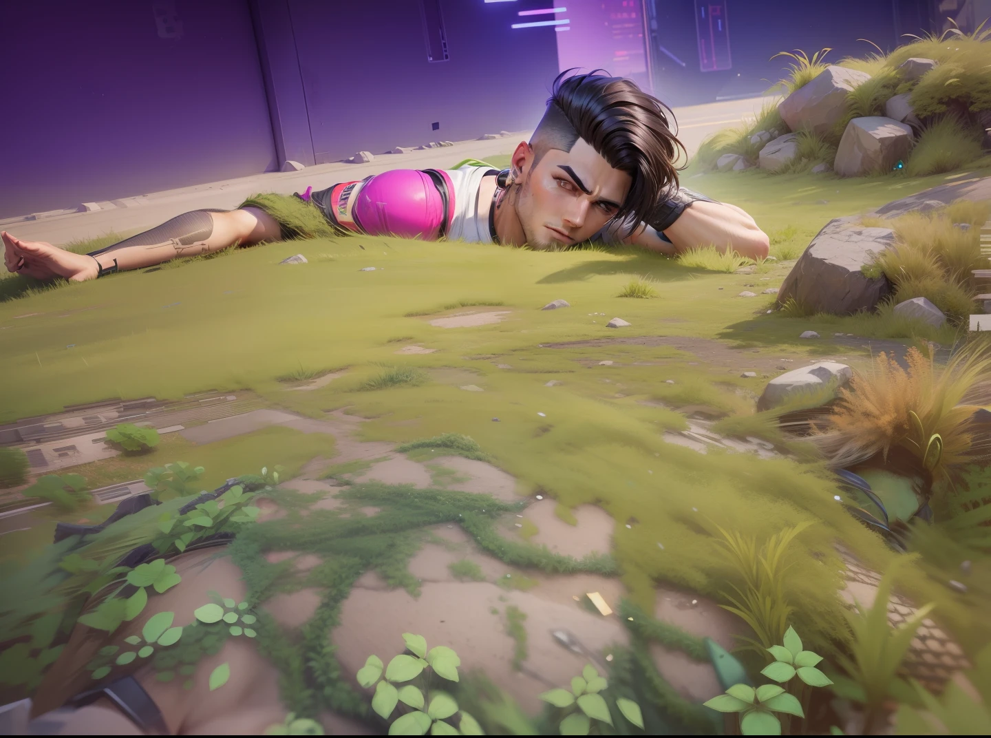 Change background cyberpunk handsome boy realistic face ,8k,ultra realistic.