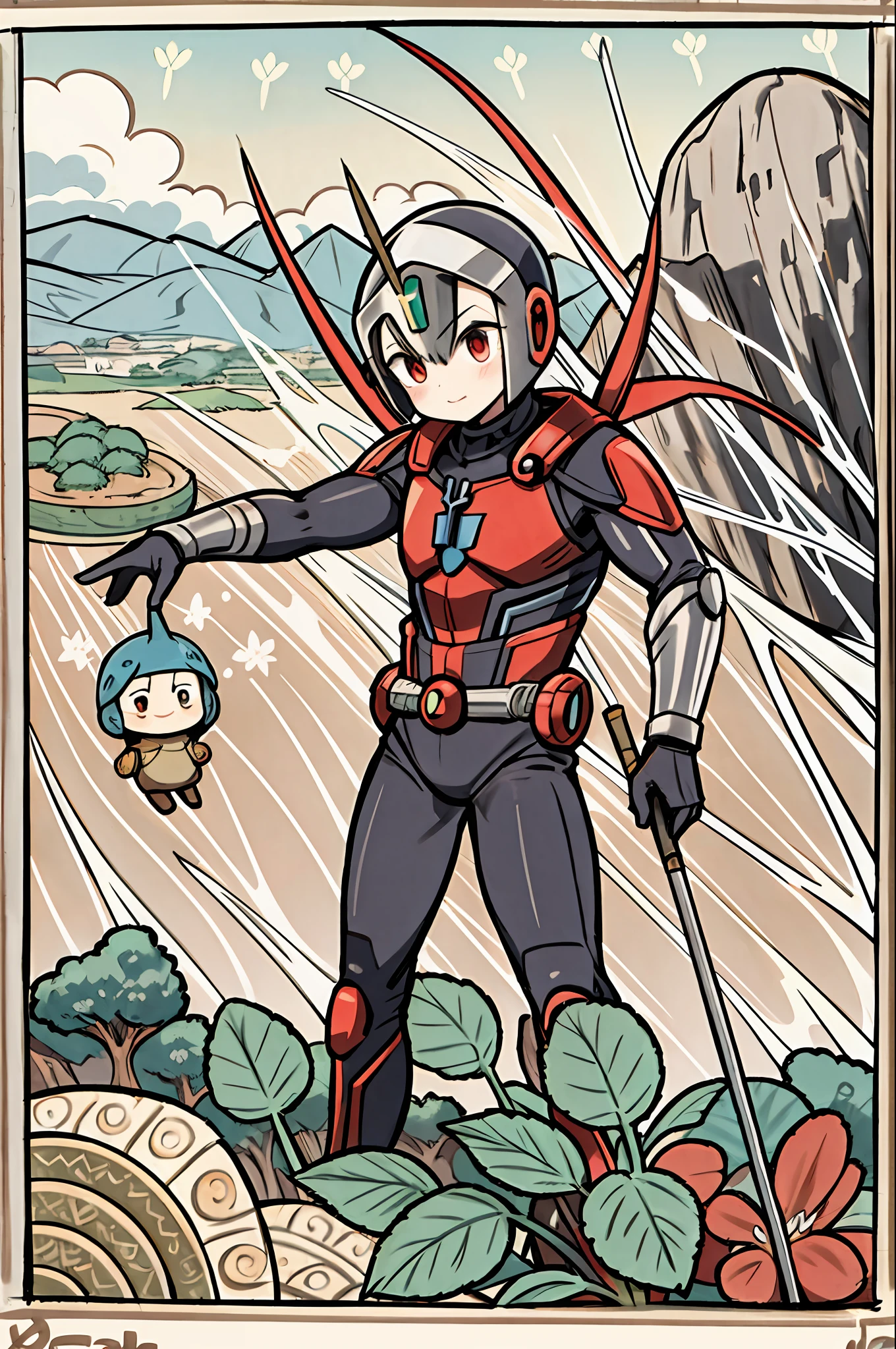 Antman, by bestiary_style, masterpiece, best quality, Shinkring Rae
