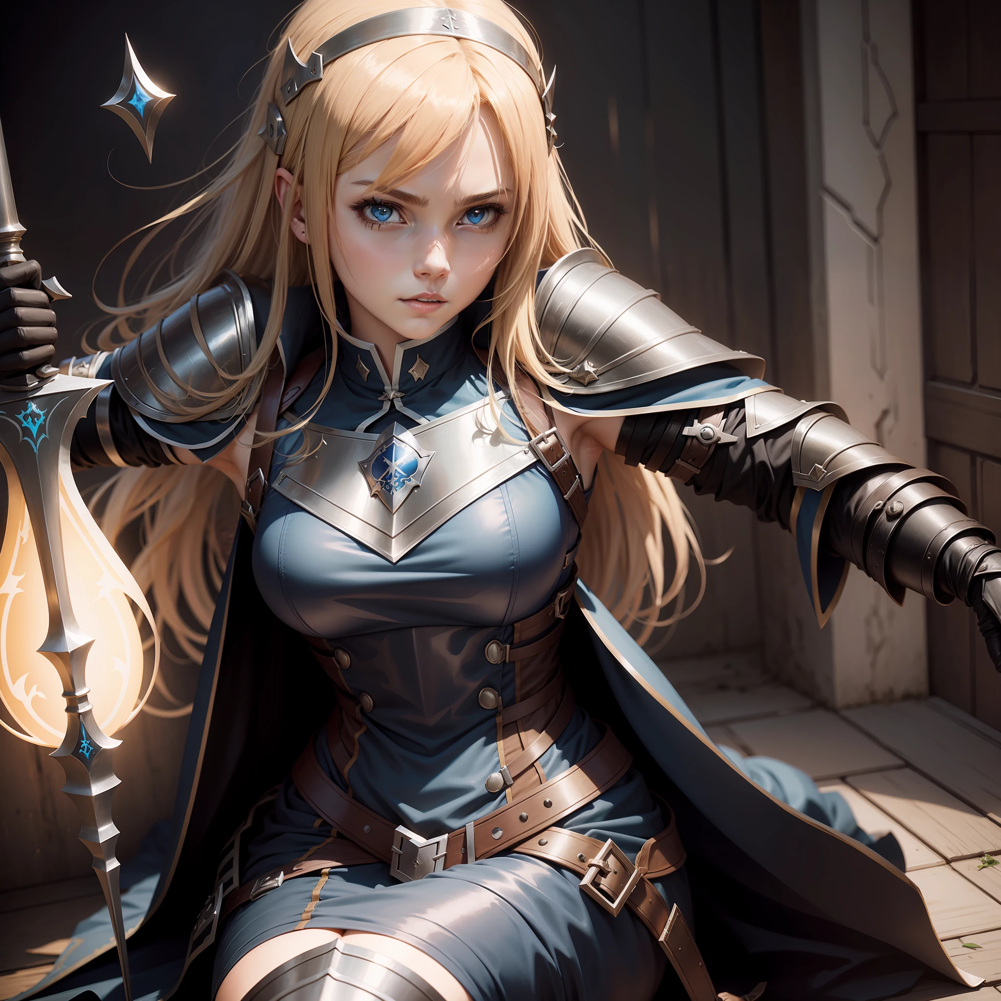 Alice, The witch of Sword Art Online,Wearing armor